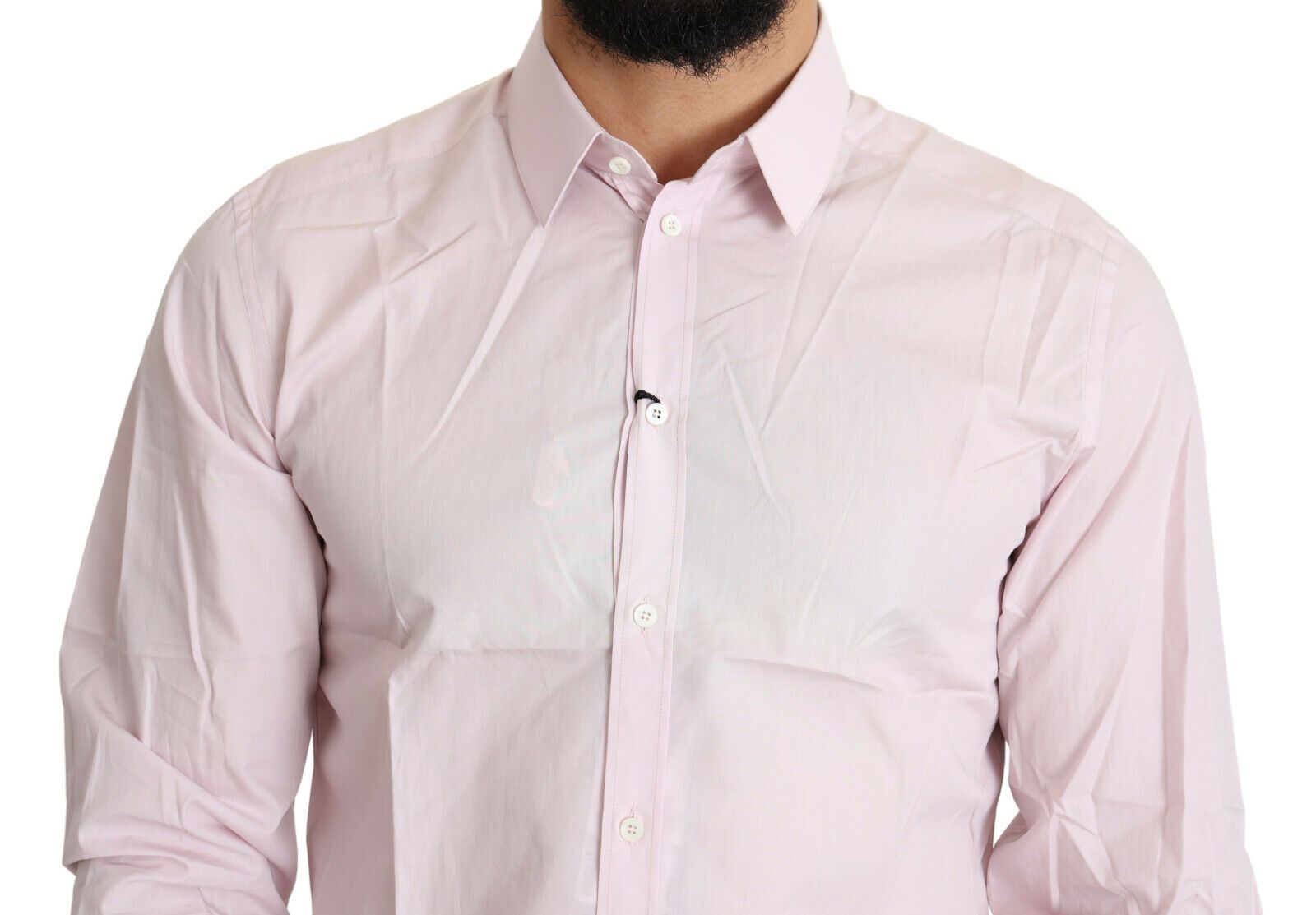 Light Cotton Formal GOLD Dress Men's Shirt (Pre-Owned) - Dolce & Gabbana - Modalova