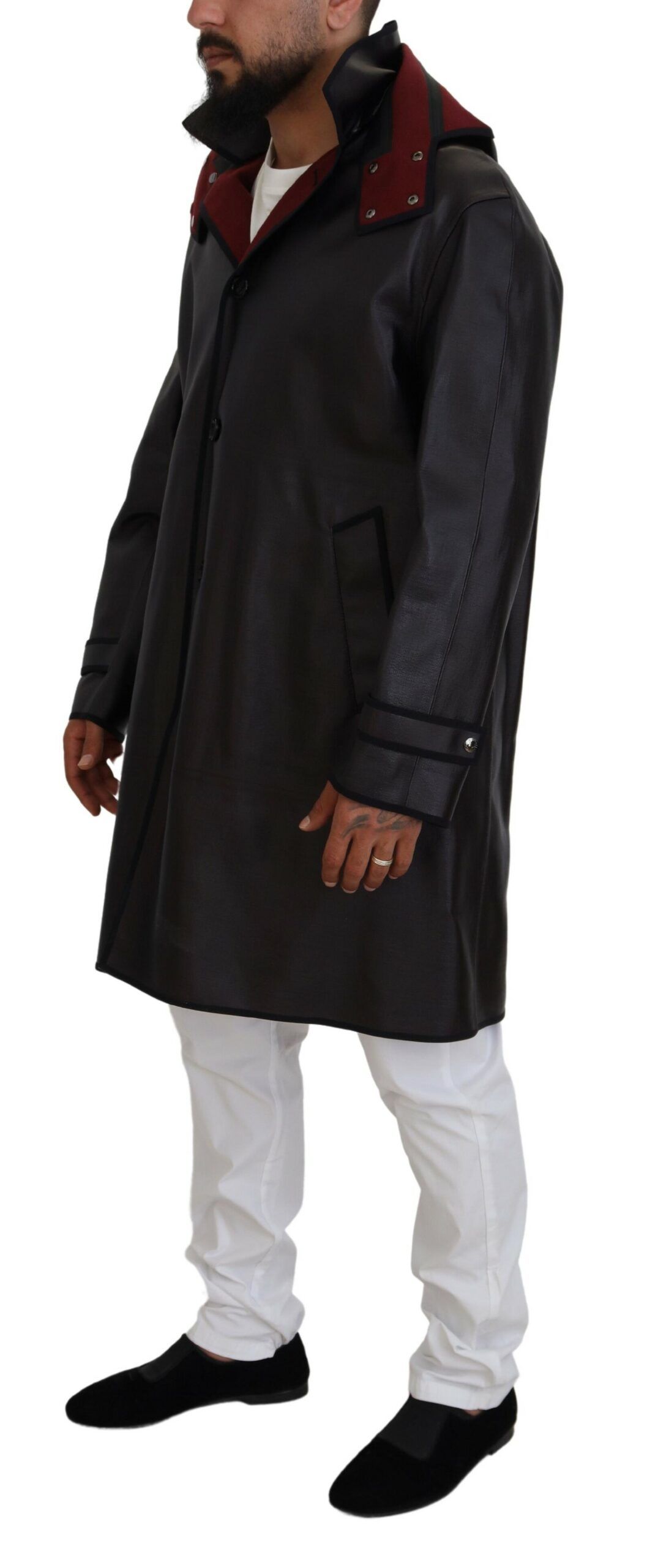 Trench Hooded Parka Cotton Men's Jacket - Dolce & Gabbana - Modalova