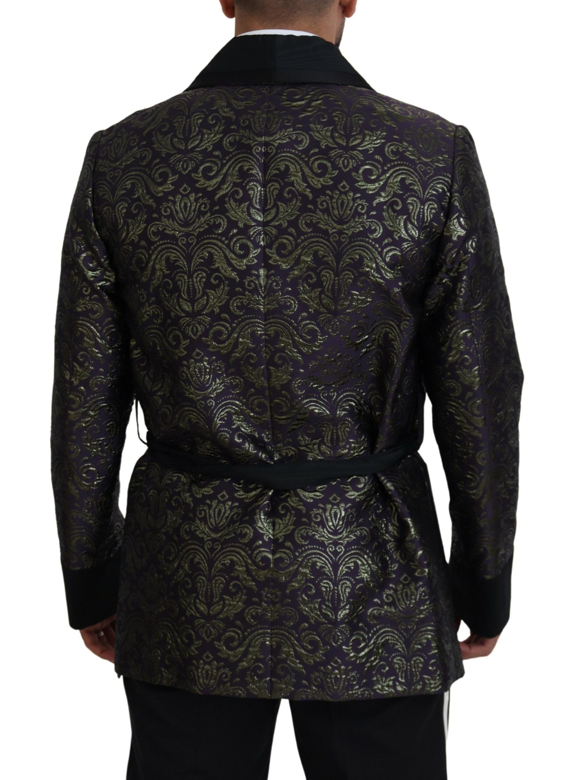 Purple Baroque Jacket Blazer Men's Robe - Dolce & Gabbana - Modalova