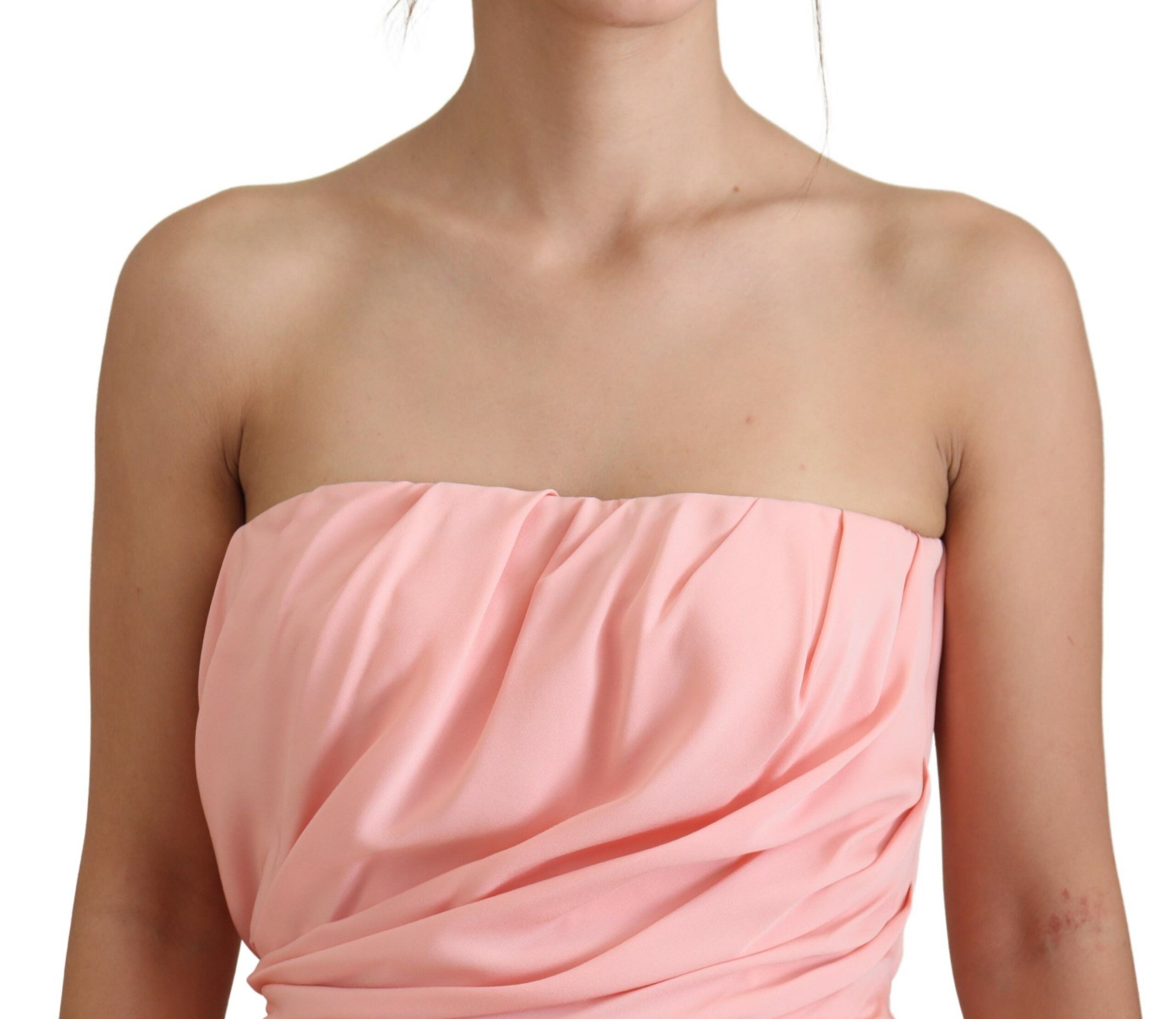 Silk Stretch Strapless Sheath Women's Dress - Dolce & Gabbana - Modalova