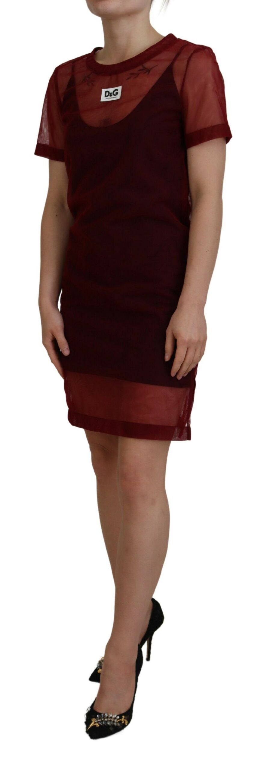 Nylon Two Layer Shift Mini Women's Dress - Dolce & Gabbana - Modalova