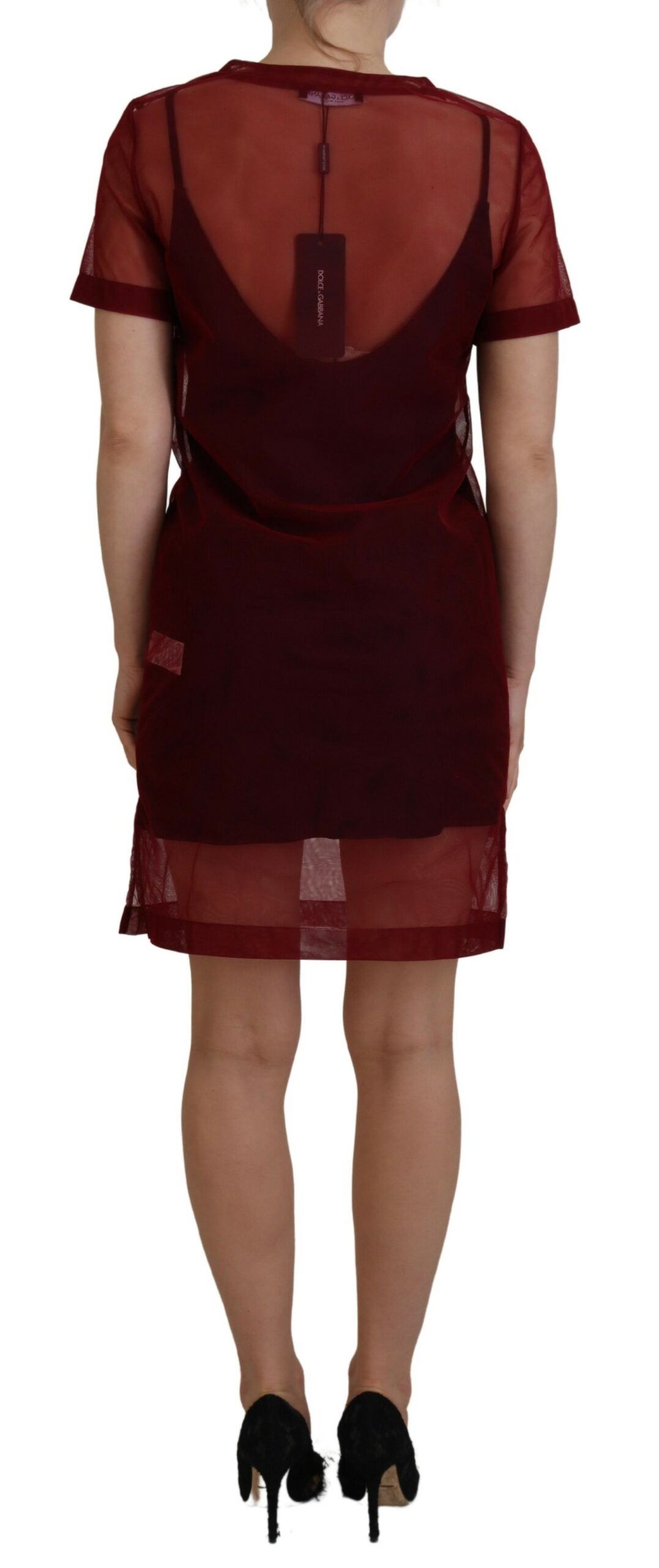Nylon Two Layer Shift Mini Women's Dress - Dolce & Gabbana - Modalova