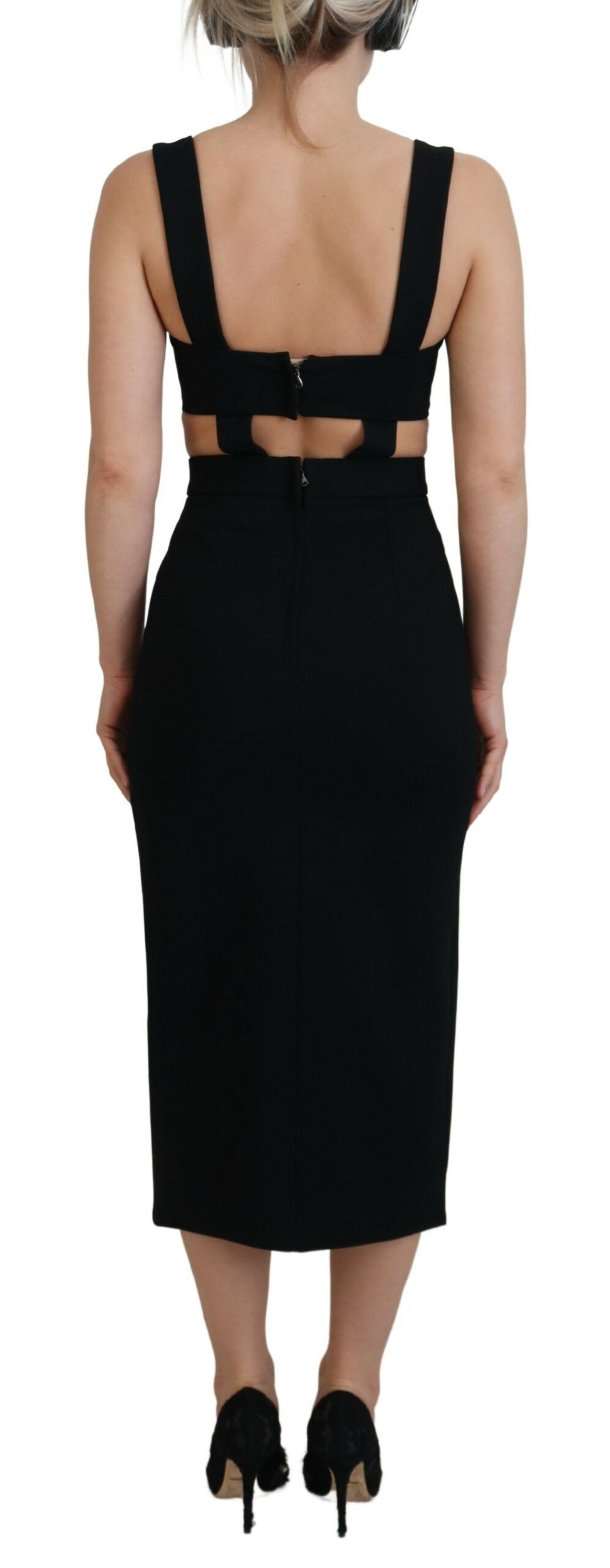 Viscose Bodycon Sheath Midi Women's Dress - Dolce & Gabbana - Modalova