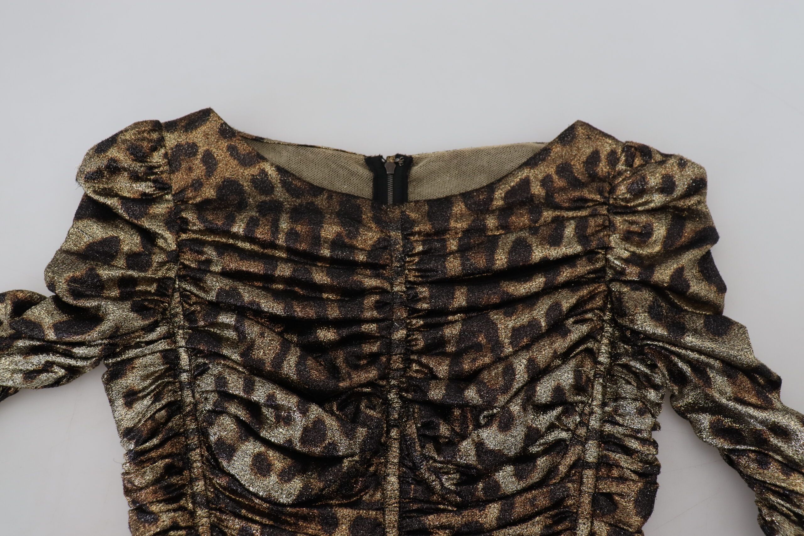 Leopard Bodycon Sheath Midi Women's Dress - Dolce & Gabbana - Modalova