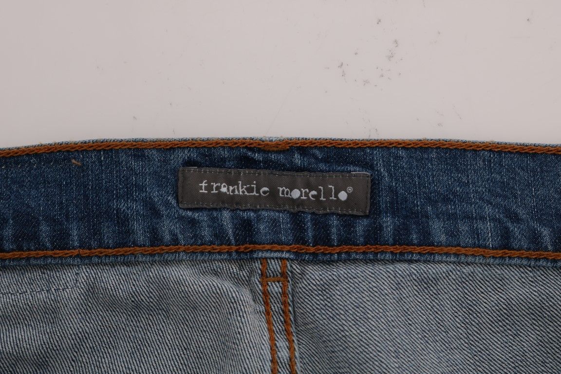 Wash Torn Dunfermile Slim Fit Men's Jeans - Frankie Morello - Modalova