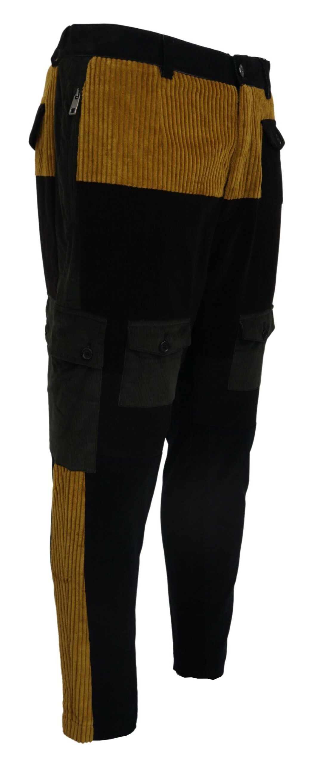 Yellow Cotton Men Men's Pants - Dolce & Gabbana - Modalova
