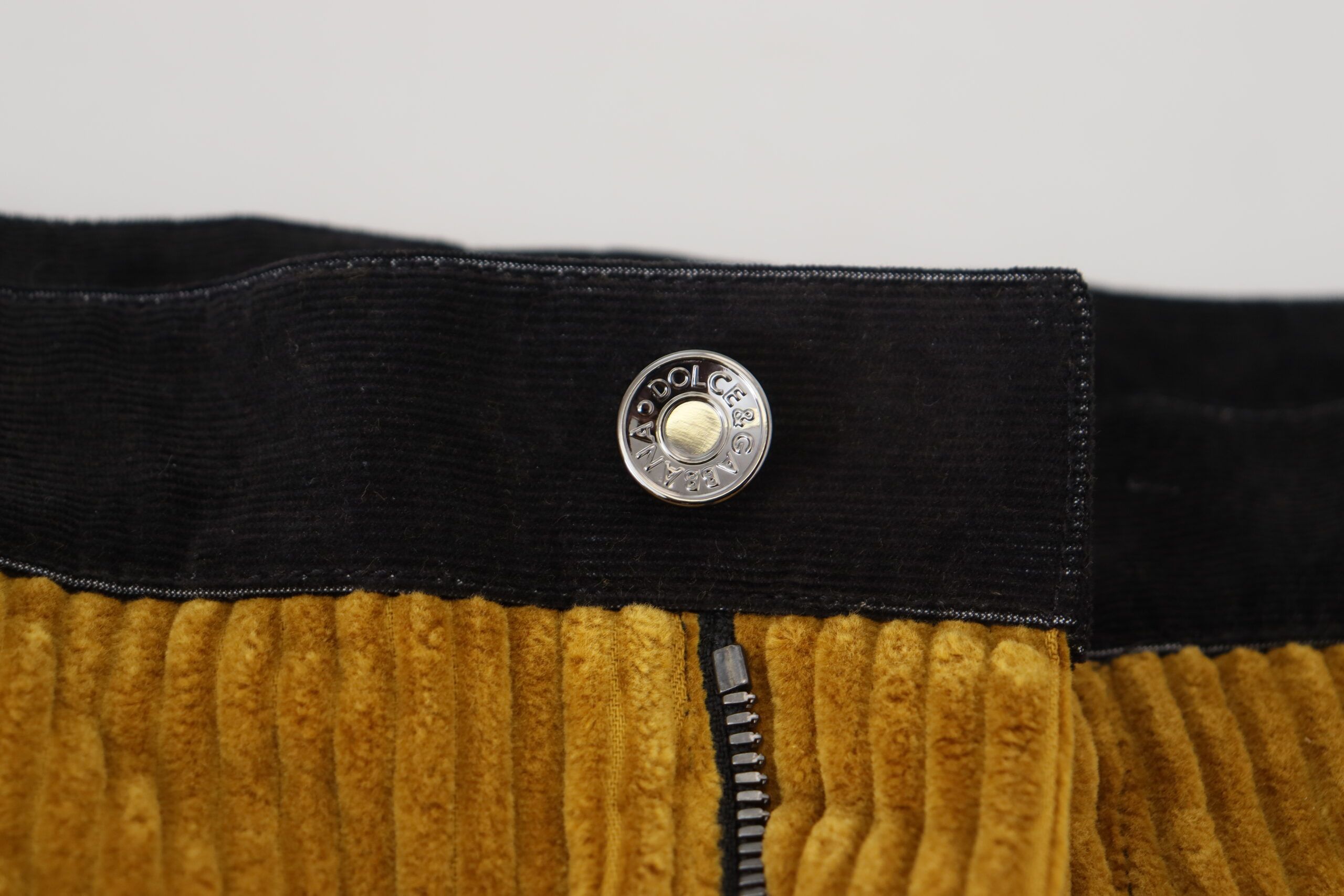 Yellow Cotton Men Men's Pants - Dolce & Gabbana - Modalova