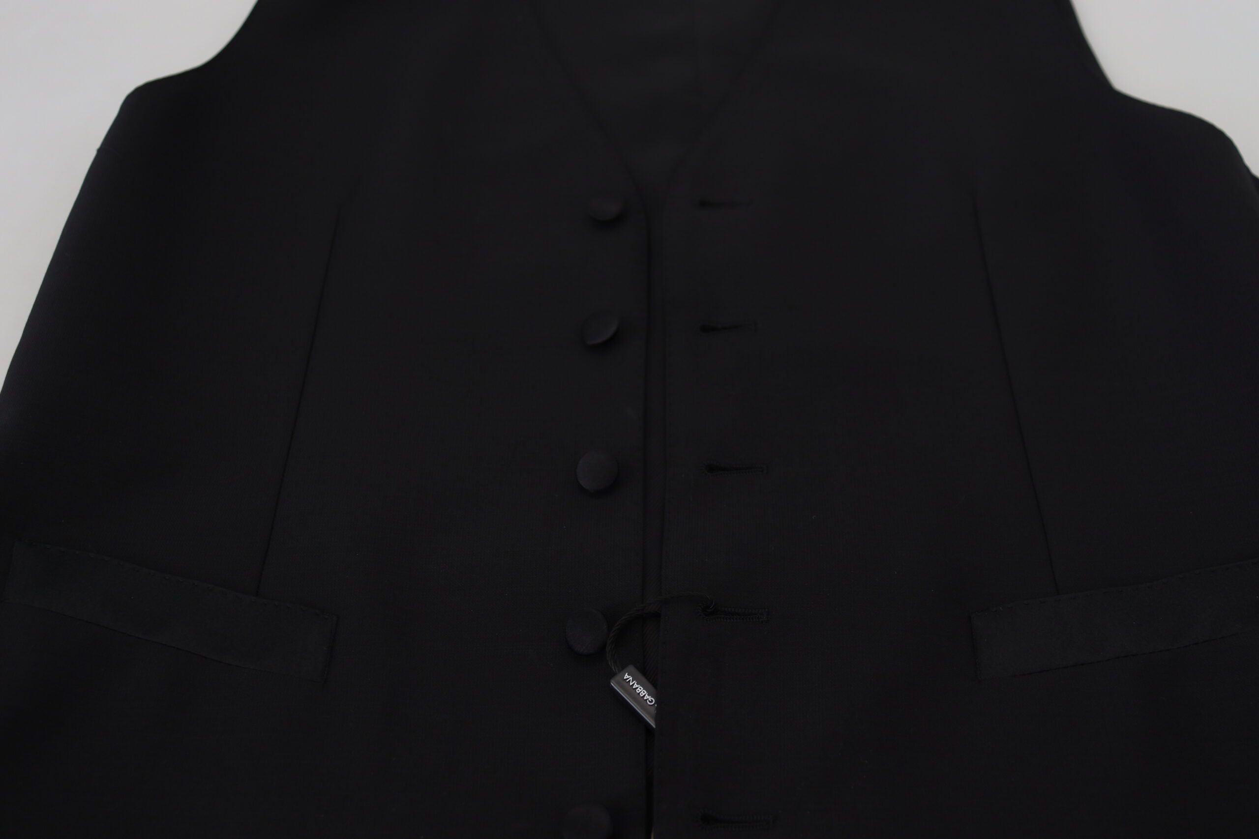 Virgin Wool Waistcoat Formal Men's Vest - Dolce & Gabbana - Modalova