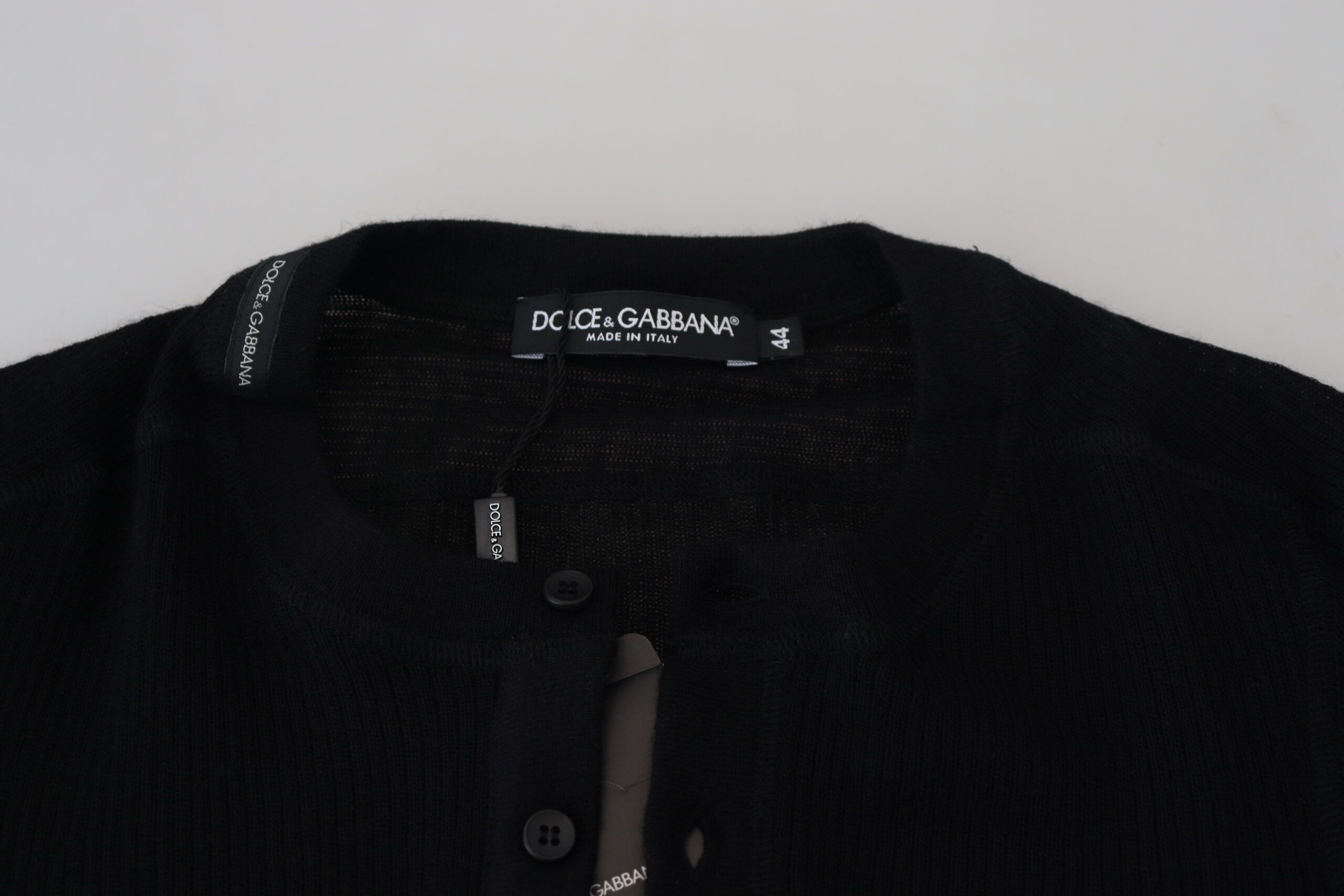 Cashmere Button Pullover Men's Sweater - Dolce & Gabbana - Modalova