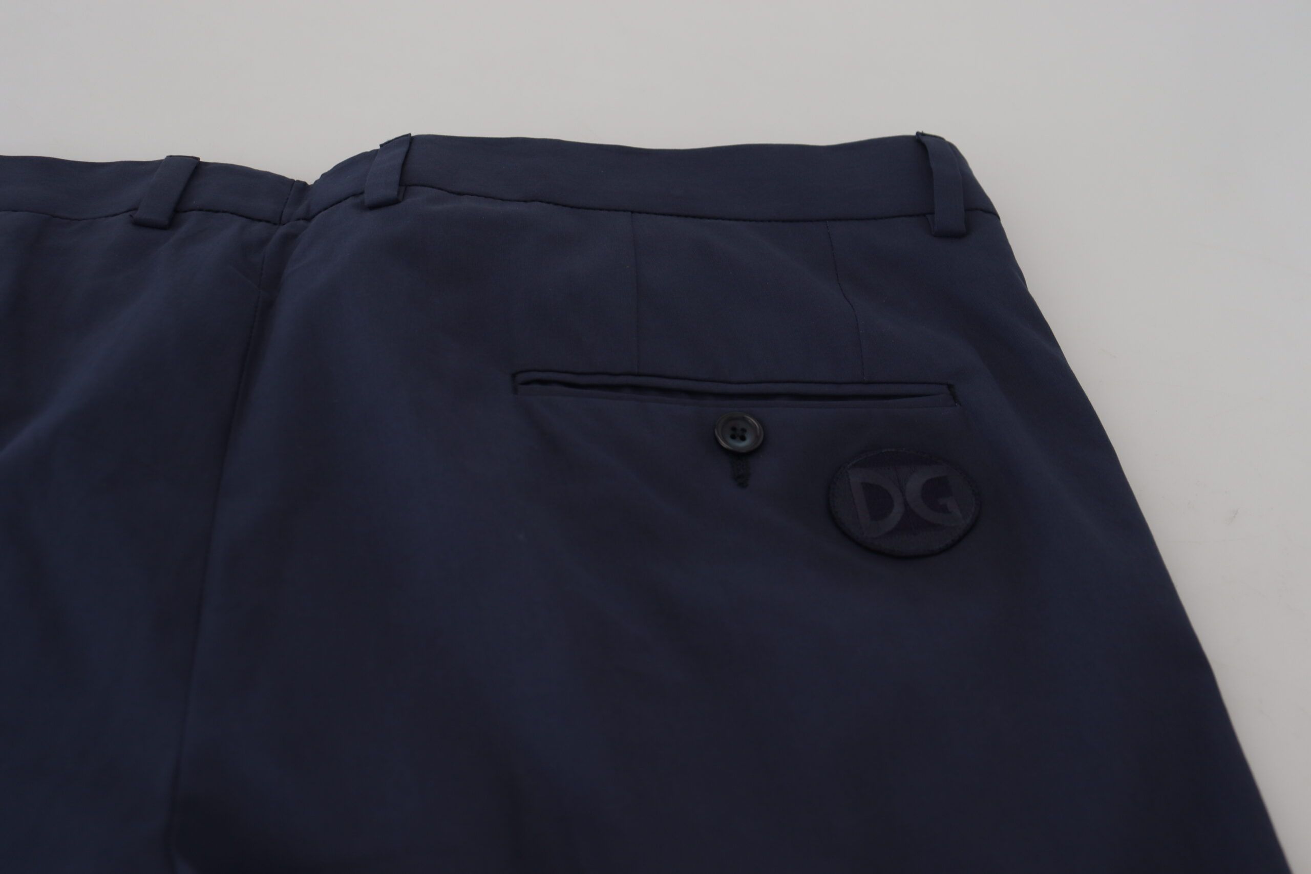 Dark Cotton Chino Formal Men's Pants - Dolce & Gabbana - Modalova