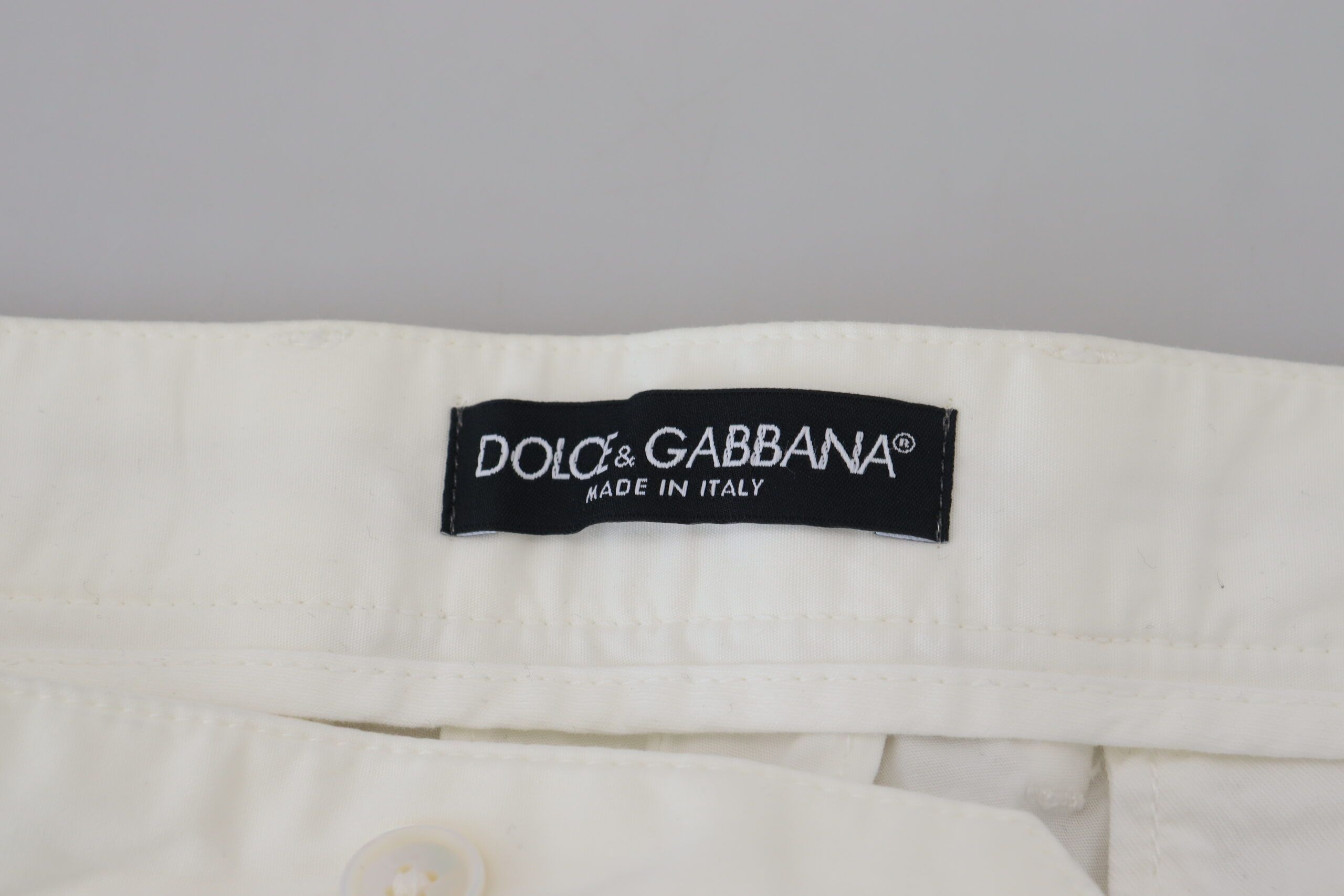 Cotton Skinny Chino Men's Pants - Dolce & Gabbana - Modalova