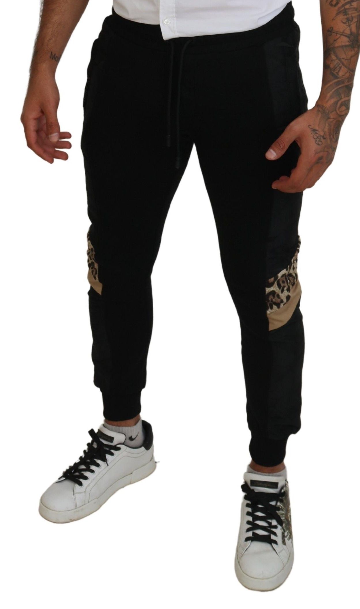 Polyester Skinny Jogger Men Men's Pants - Dolce & Gabbana - Modalova