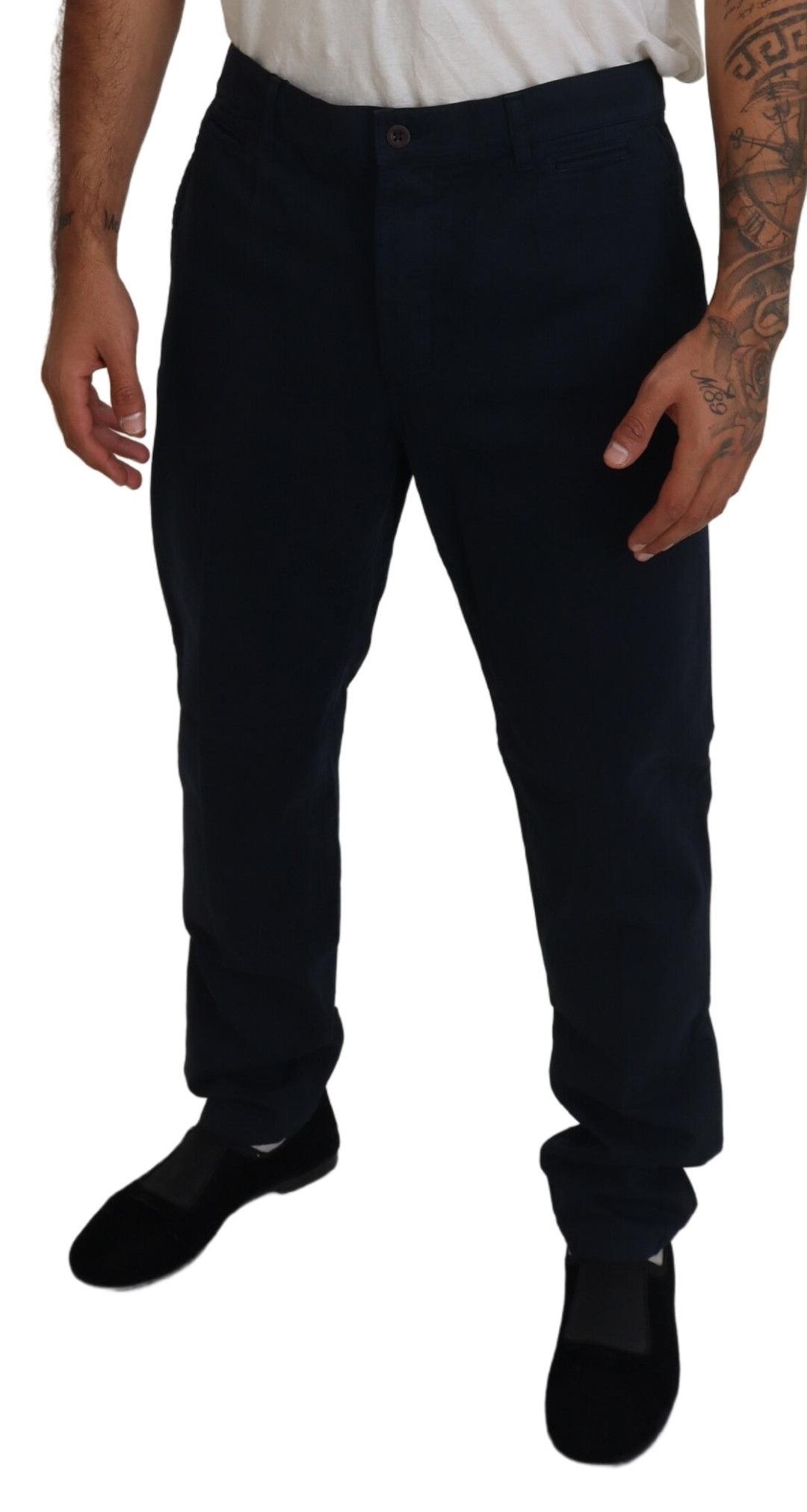 Cotton Dress Formal Men Men's Pants - Dolce & Gabbana - Modalova