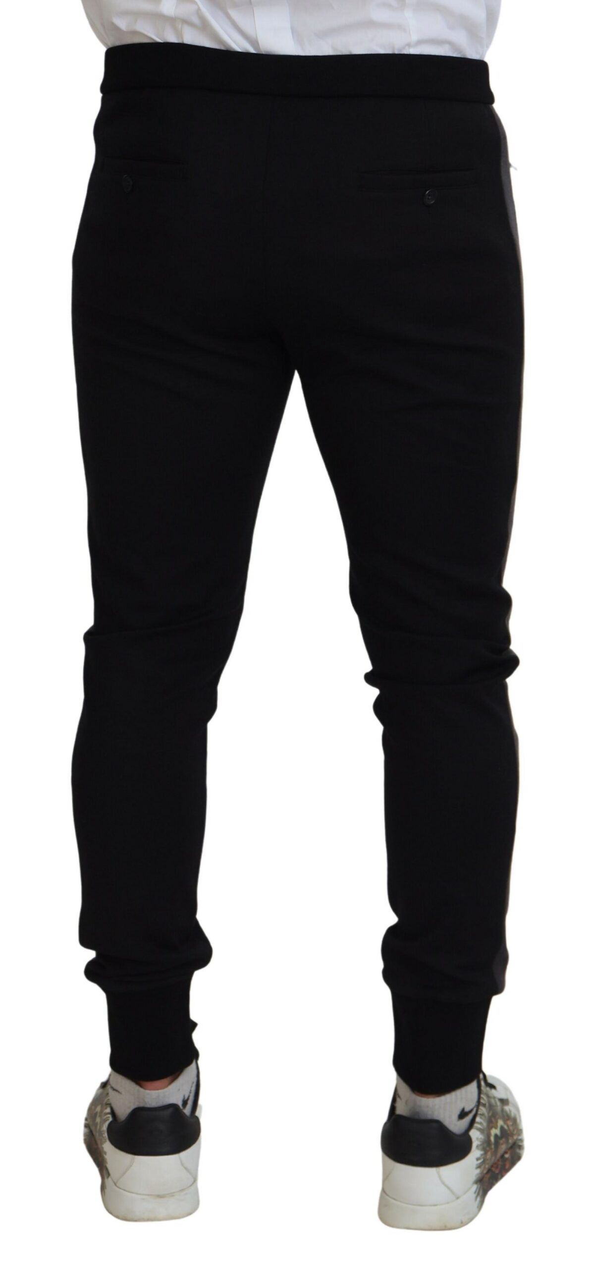 Wool Horseshoe Jogger Men's Pants - Dolce & Gabbana - Modalova