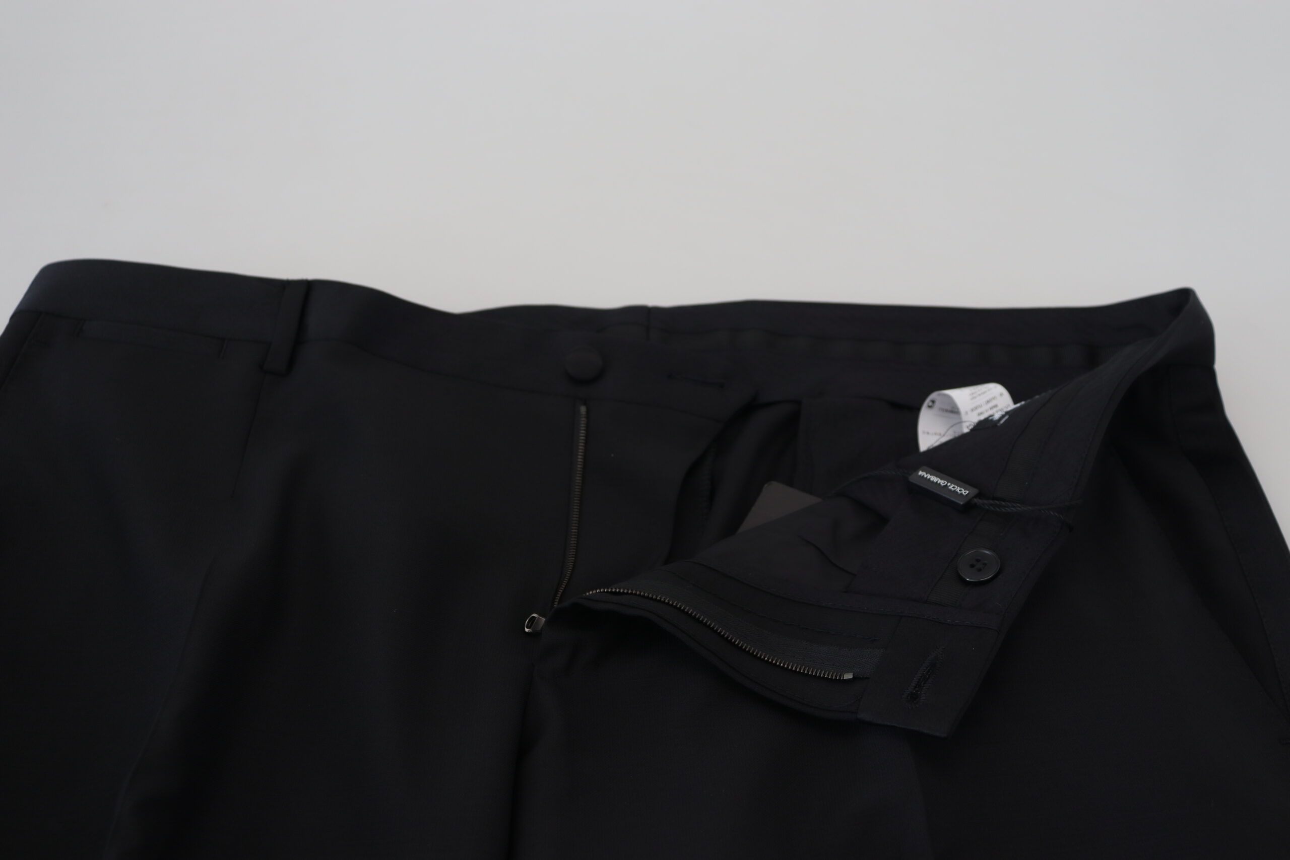 Dress Wool Silk Trouser Men's Pants - Dolce & Gabbana - Modalova