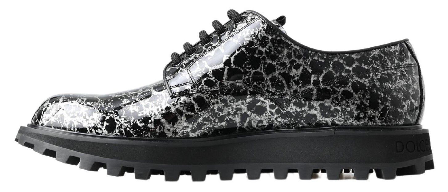 Derby Patent Leather Men's Shoes - Dolce & Gabbana - Modalova
