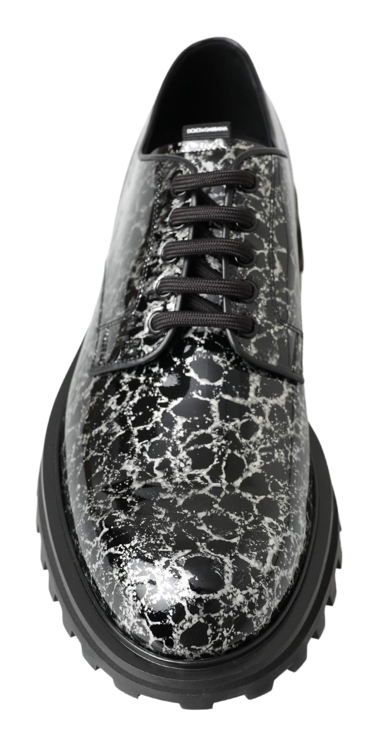 Derby Patent Leather Men's Shoes - Dolce & Gabbana - Modalova