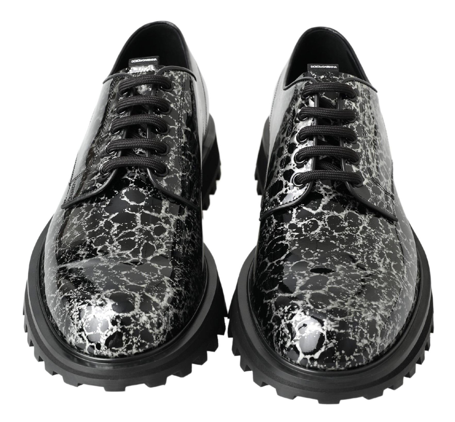 Derby Patent Leather Men's Shoes - Dolce & Gabbana - Modalova