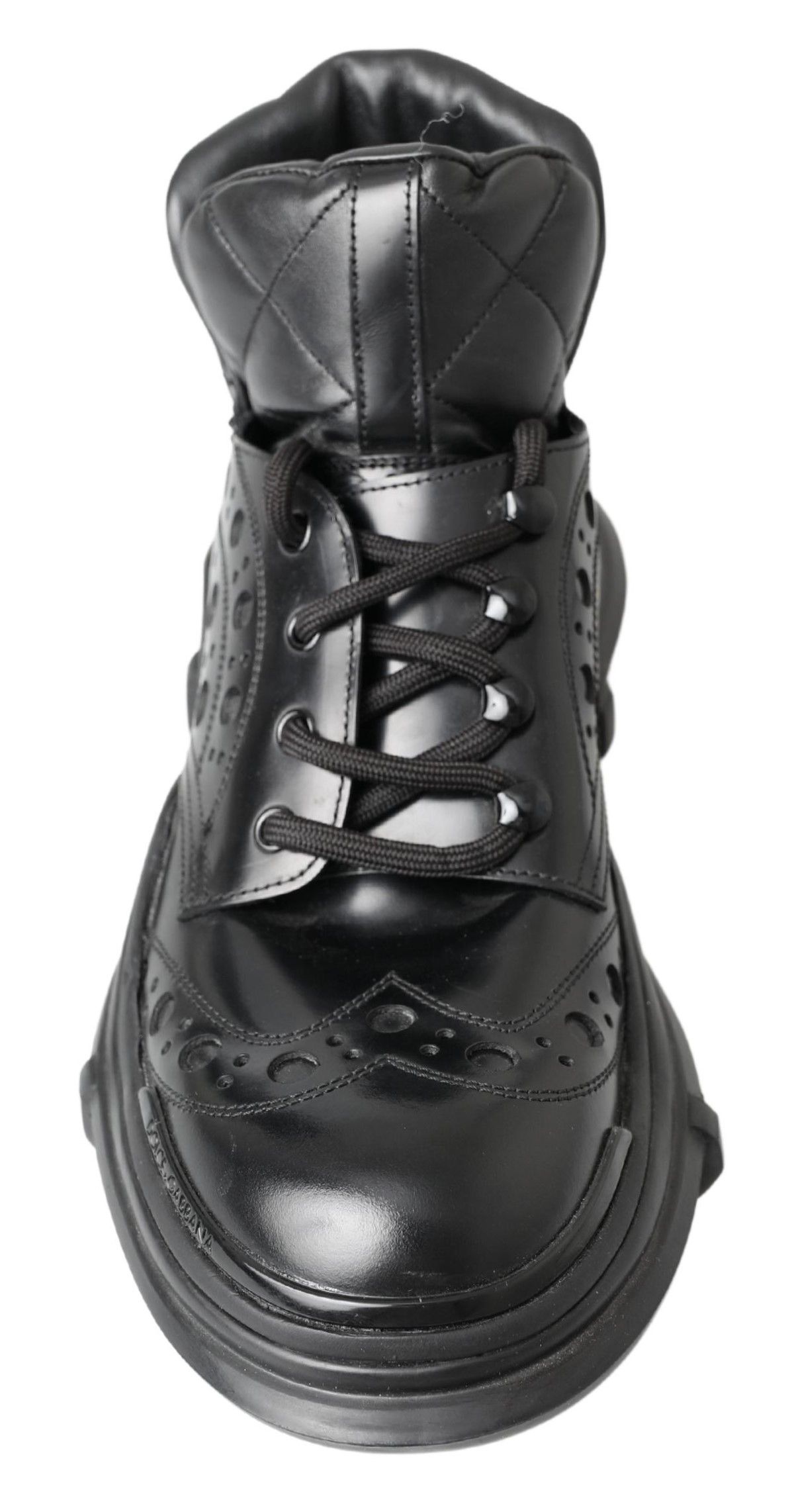 Leather Ankle Casual Men's Boots - Dolce & Gabbana - Modalova