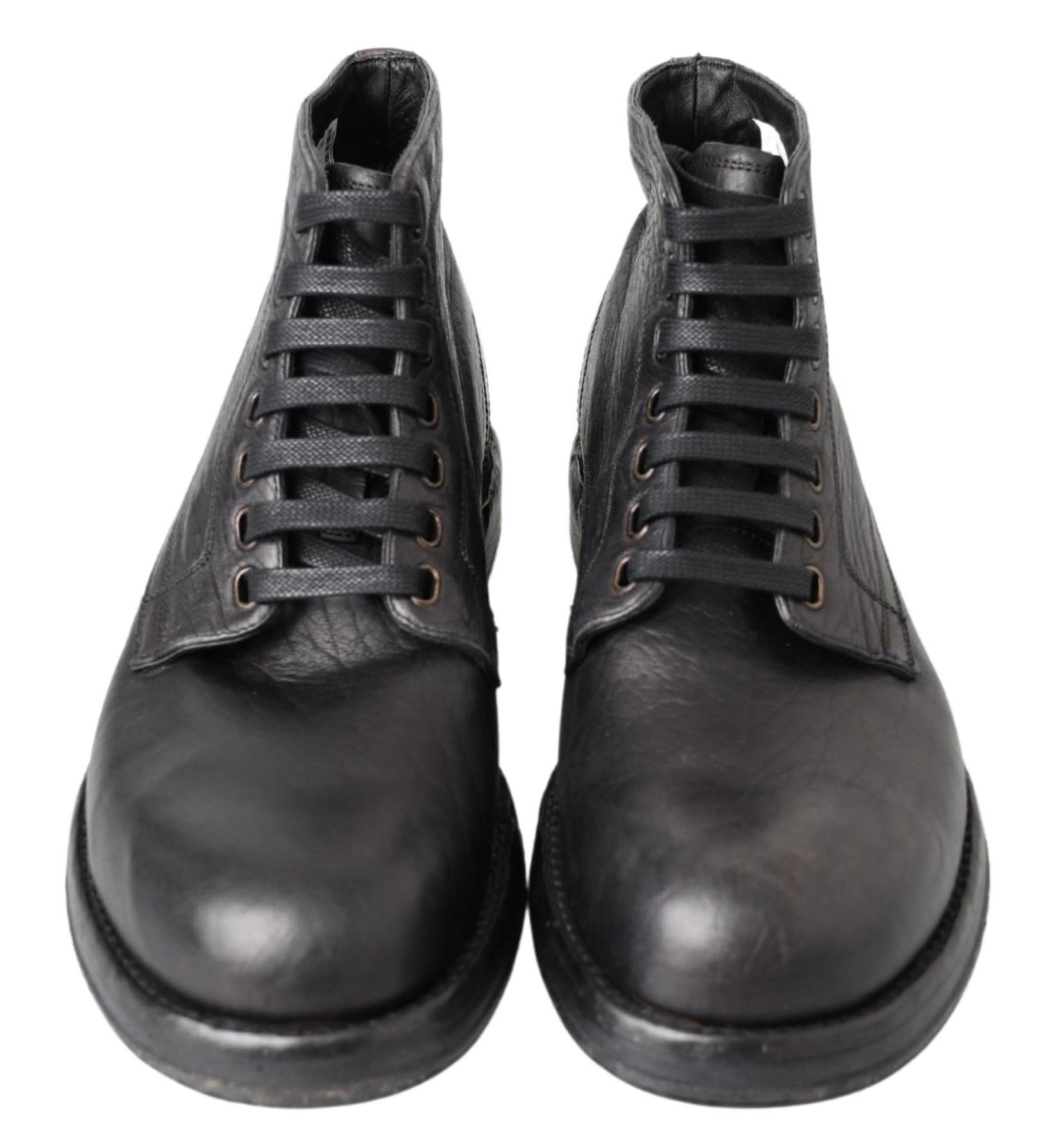 Horse Leather Perugino Men's Boots - Dolce & Gabbana - Modalova