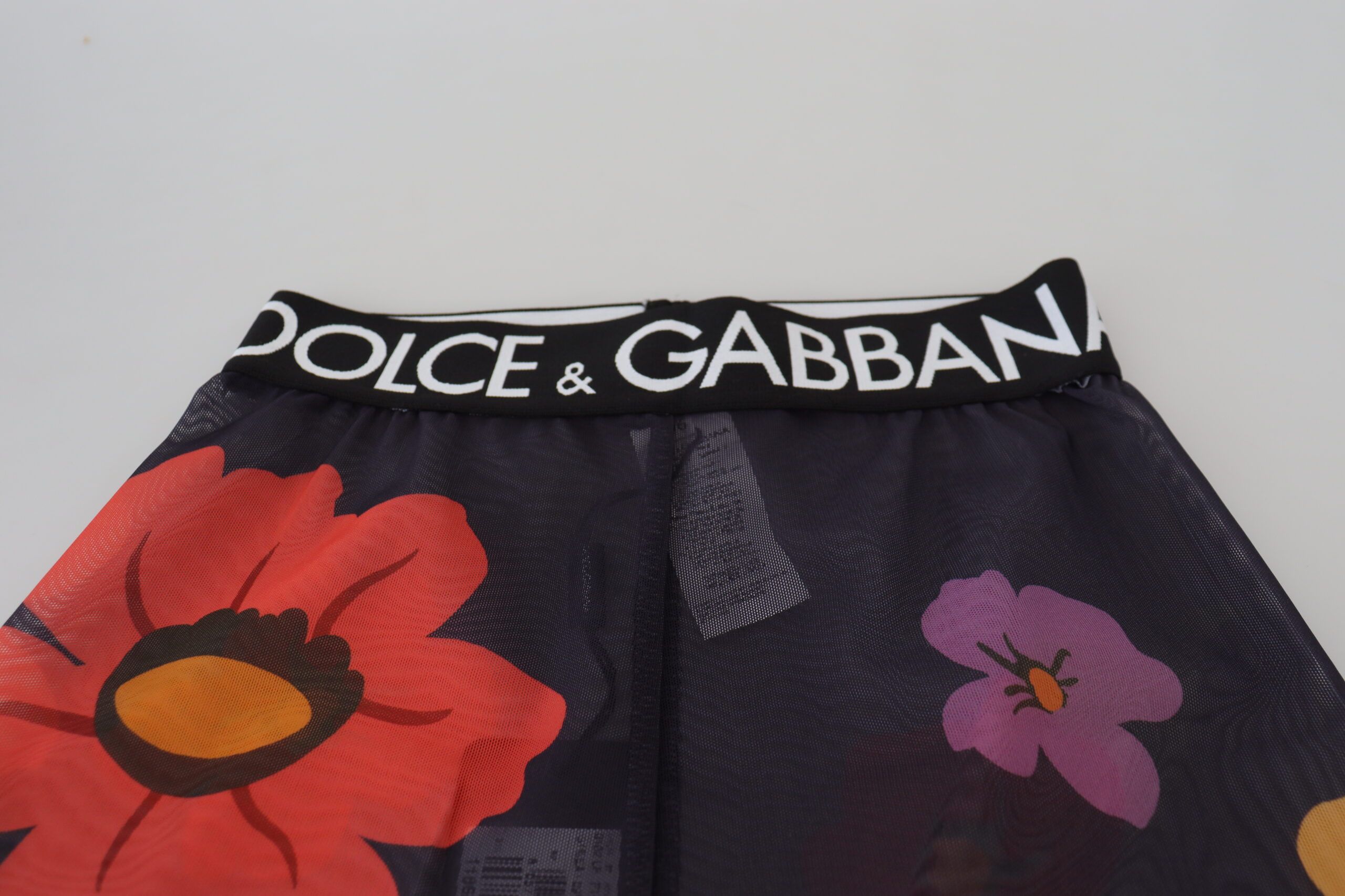 Floral Leggings Stretch Waist Women's Pants - Dolce & Gabbana - Modalova