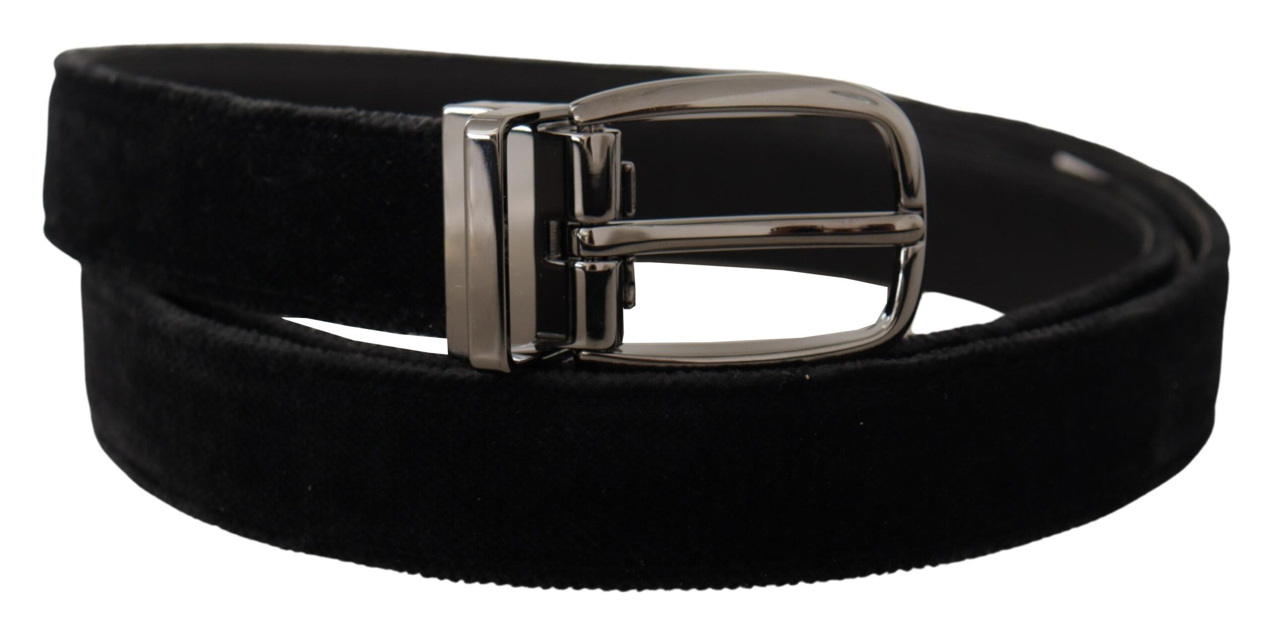 Velvet Classic Logo Engraved Metal Men's Belt - Dolce & Gabbana - Modalova