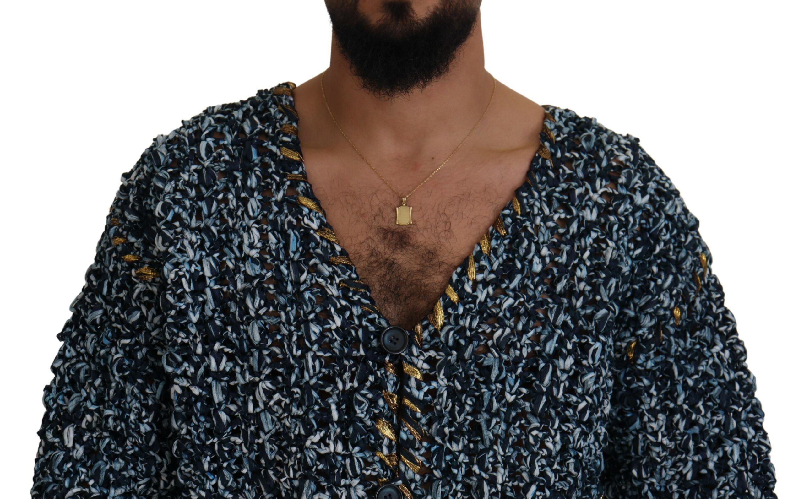 Button Cardigan Fatto A Mano Men's Sweater - Dolce & Gabbana - Modalova