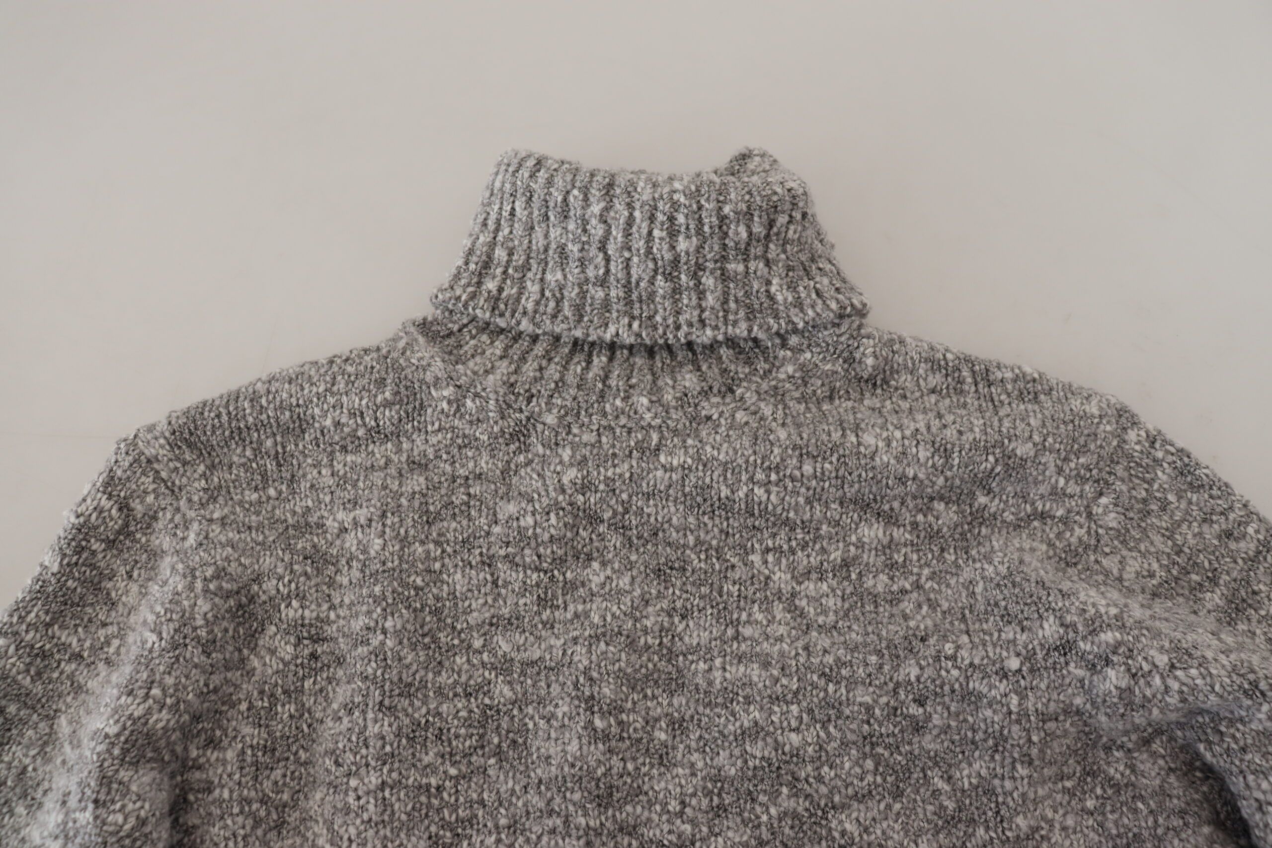 Wool Knit Turtleneck Pullover Men's Sweater - Dolce & Gabbana - Modalova