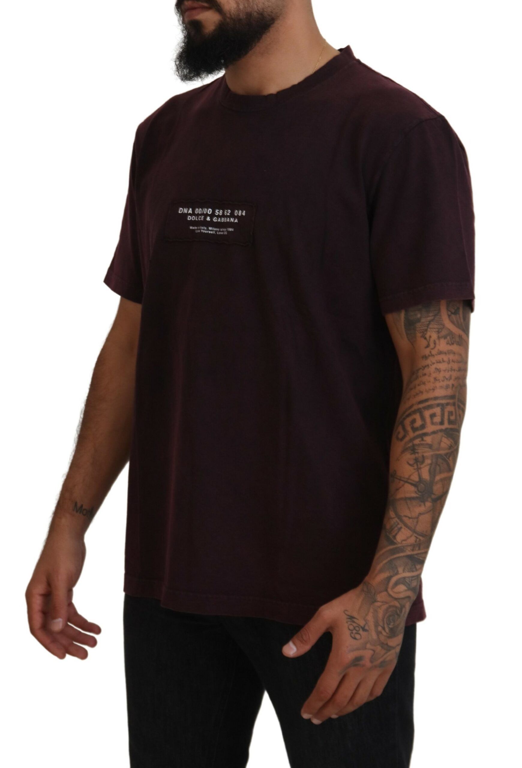 Crewneck Short Sleeve Men's T-shirt - Dolce & Gabbana - Modalova