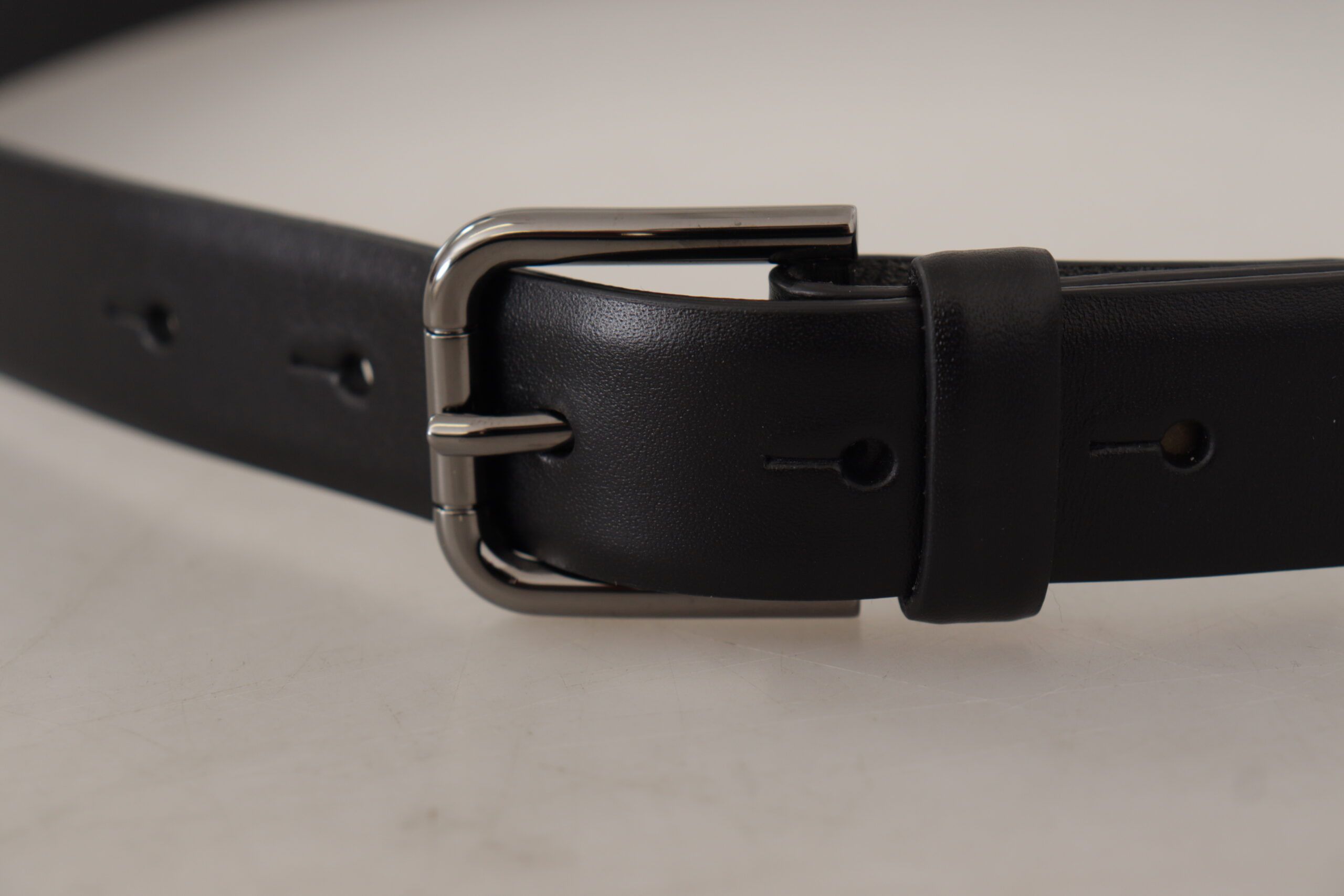 Calf Leather Classic Logo Metal Buckle Men's Belt - Dolce & Gabbana - Modalova