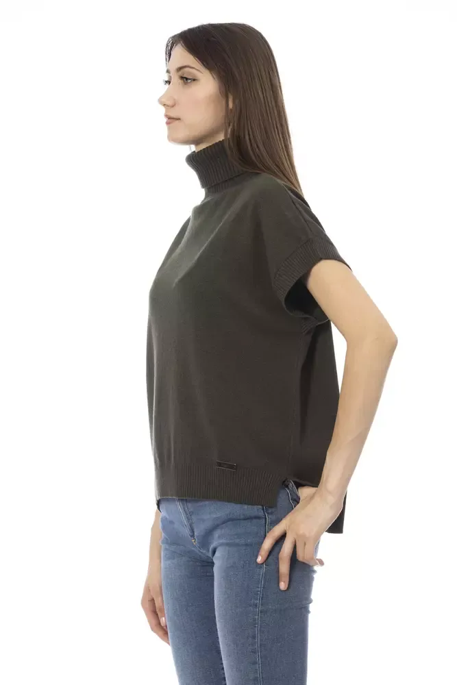 Green Wool Women Women's Sweater - Baldinini Trend - Modalova