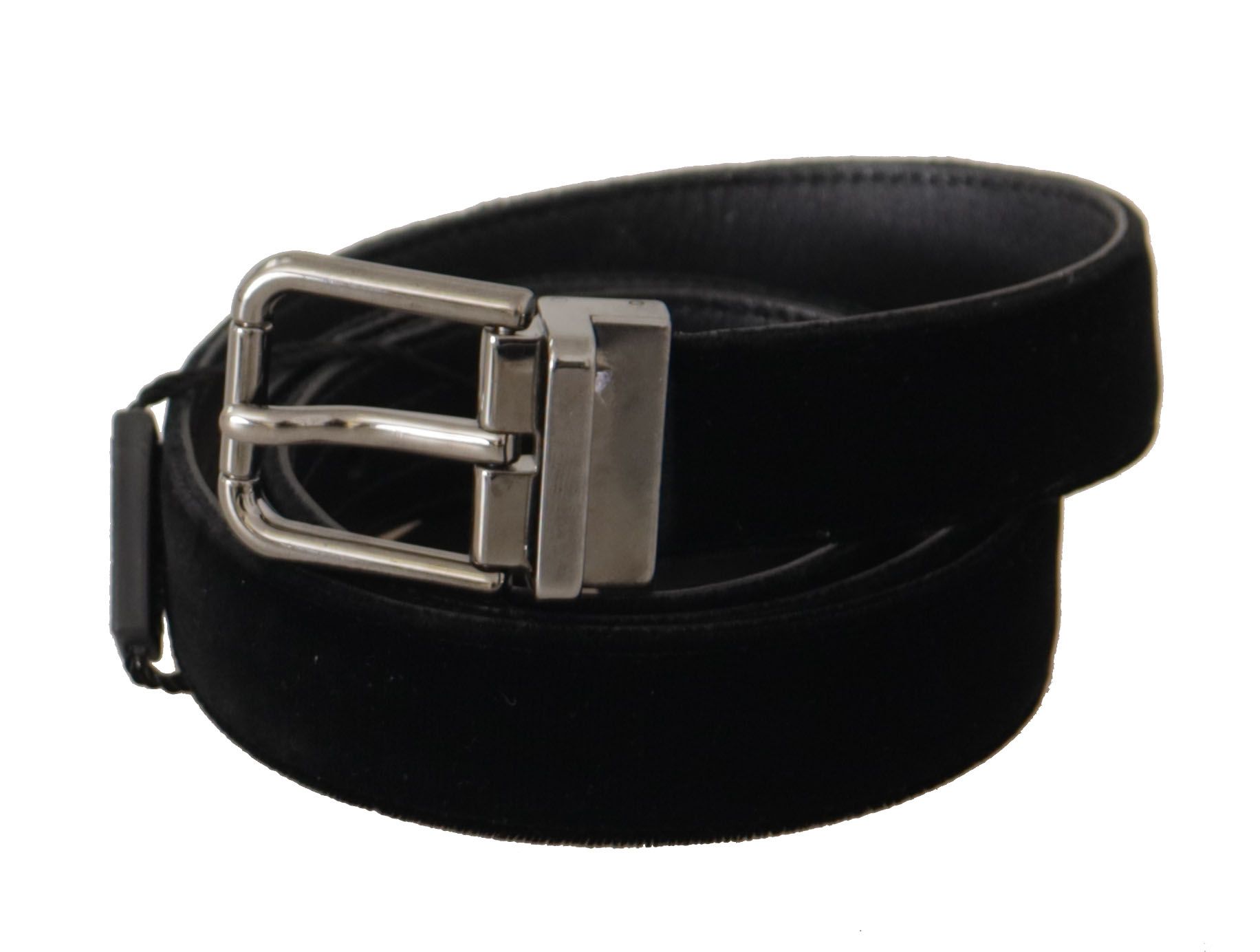 Cotton Silver Tone Metal Buckle Men's Belt - Dolce & Gabbana - Modalova