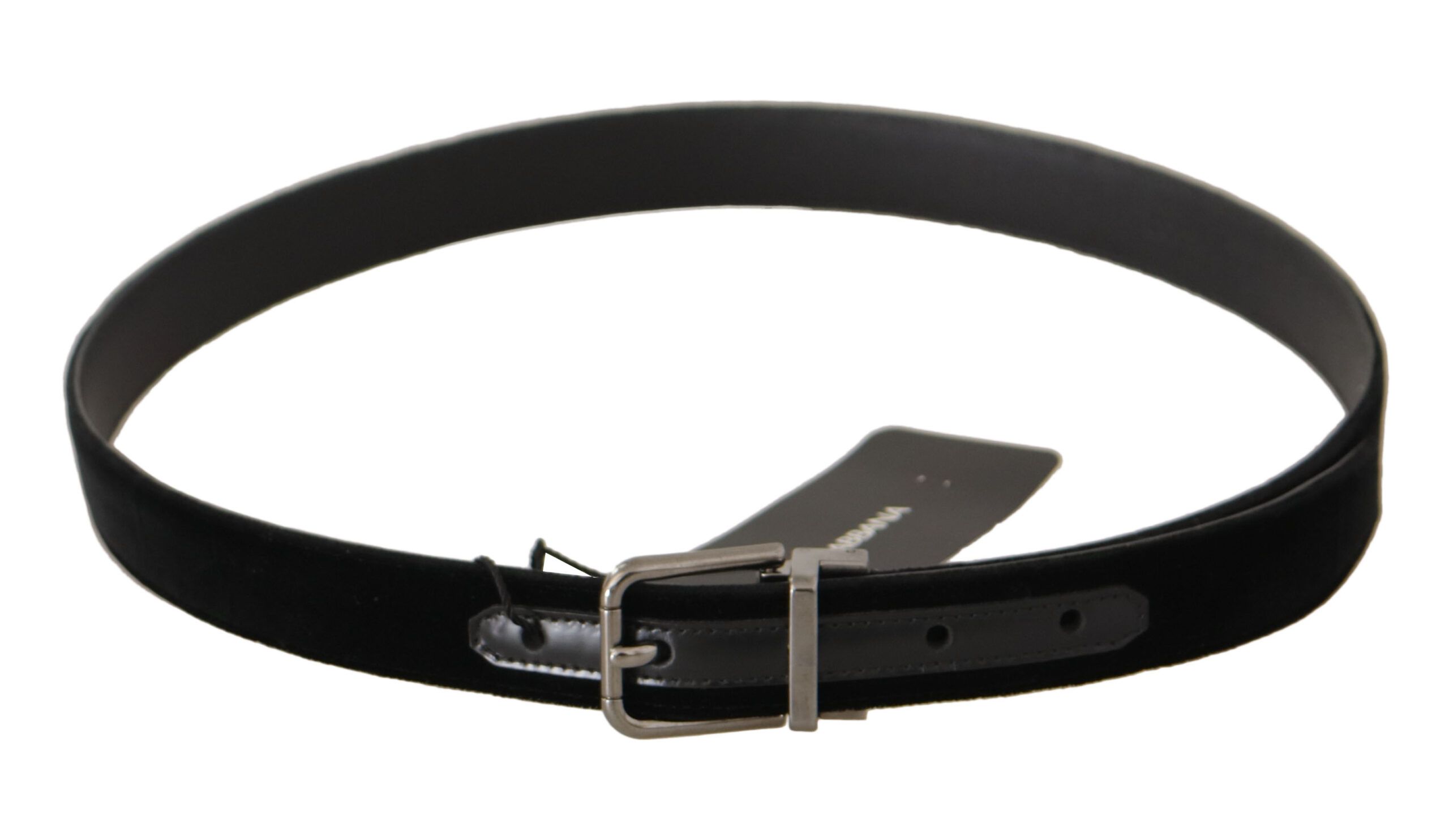 Cotton Silver Tone Metal Buckle Men's Belt - Dolce & Gabbana - Modalova
