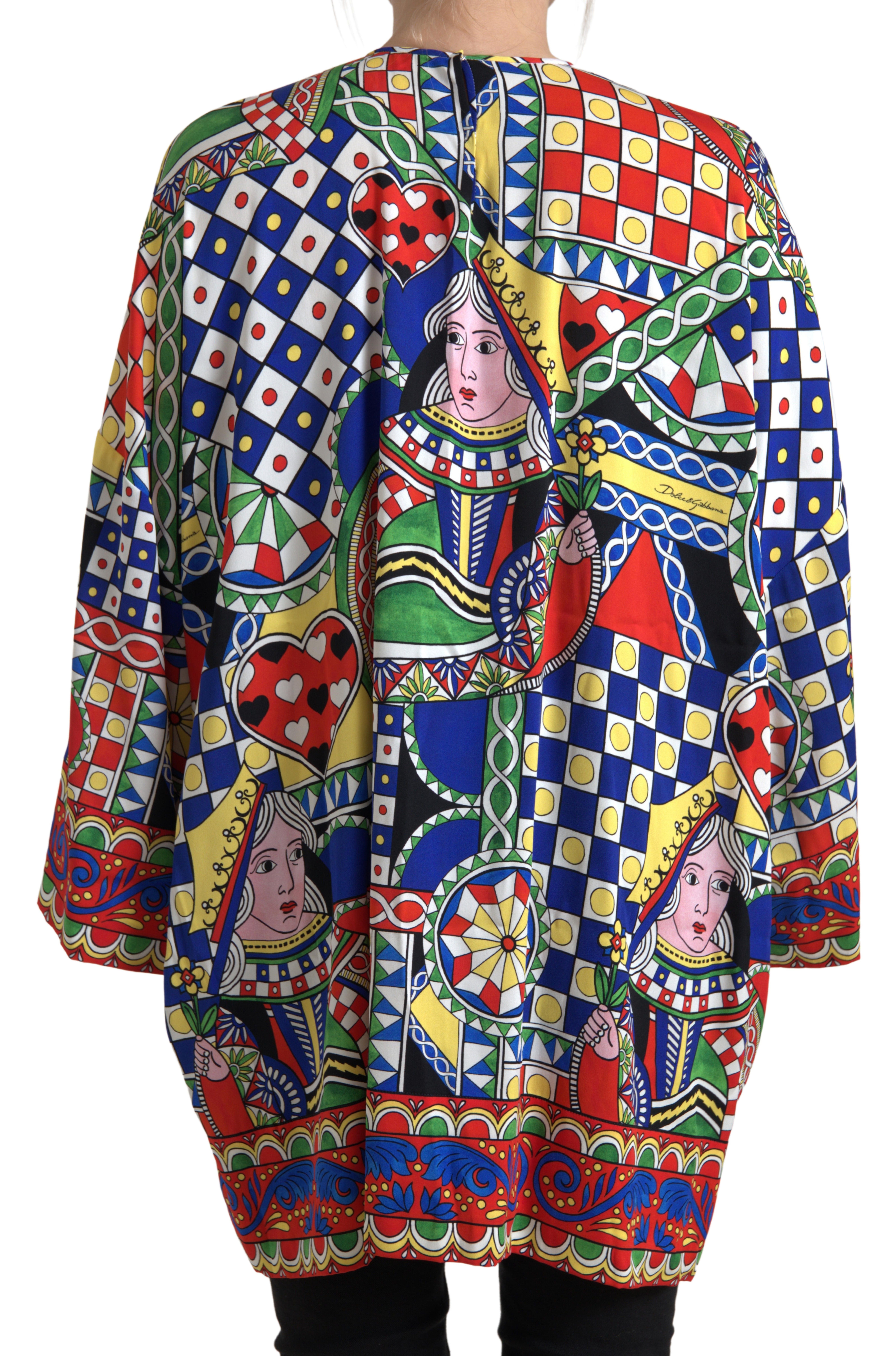 Printed Long Sleeves Blouse Women's Top - Dolce & Gabbana - Modalova