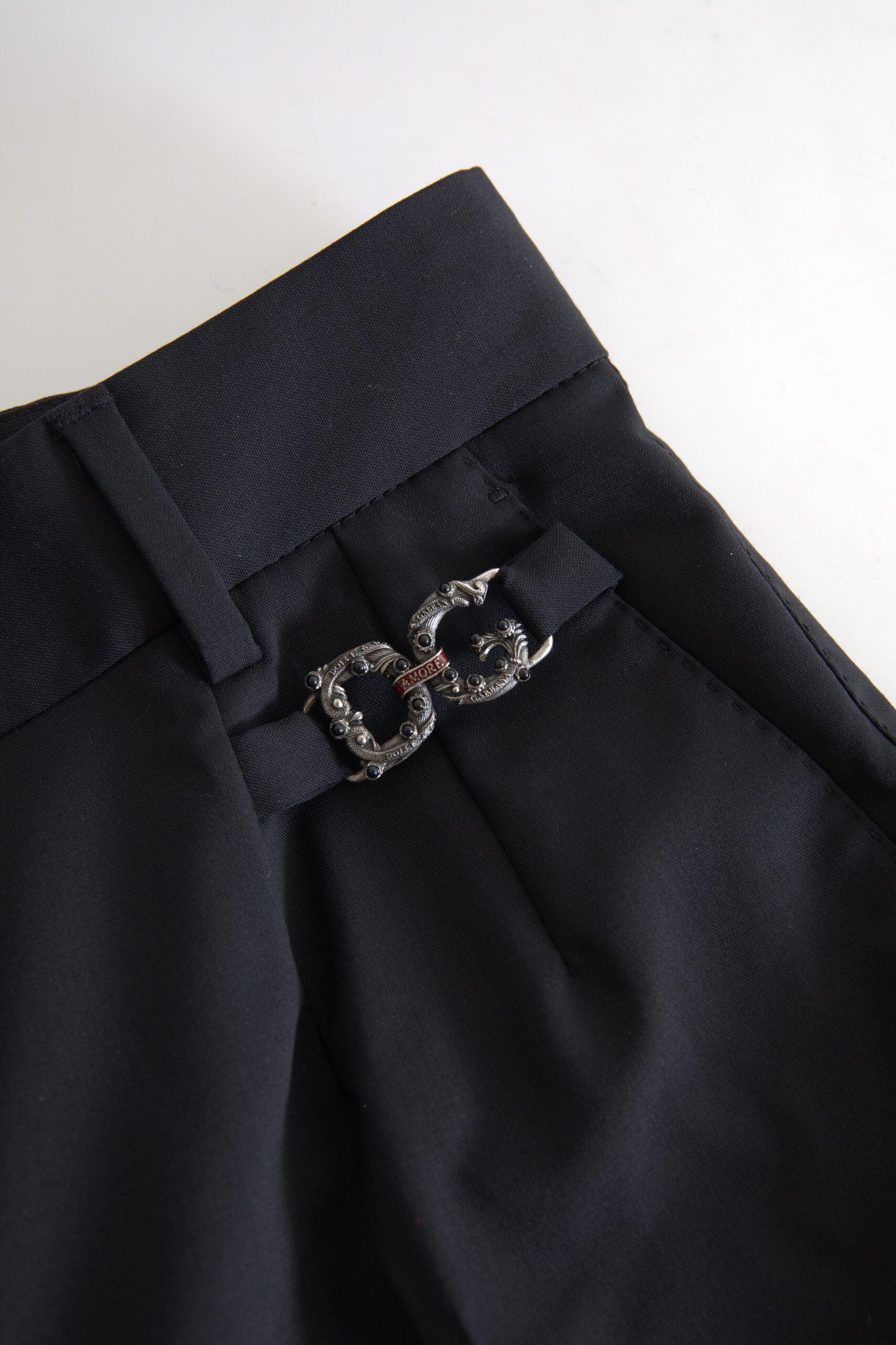 Wool High Waist Tapered Women's Pants - Dolce & Gabbana - Modalova