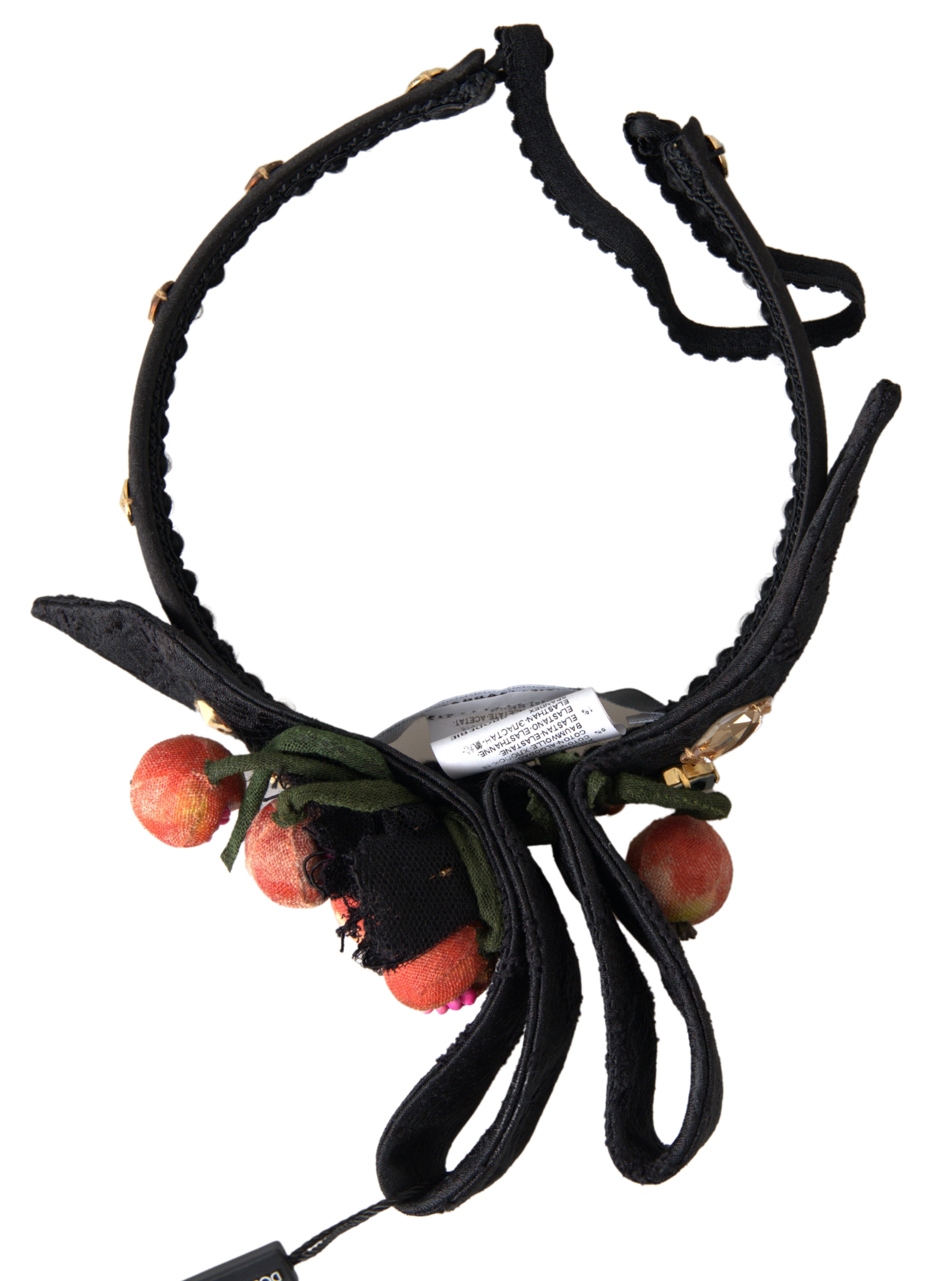 With multicolor Fig Fruit Crystal Tiara Diadem Women's Headband - Dolce & Gabbana - Modalova