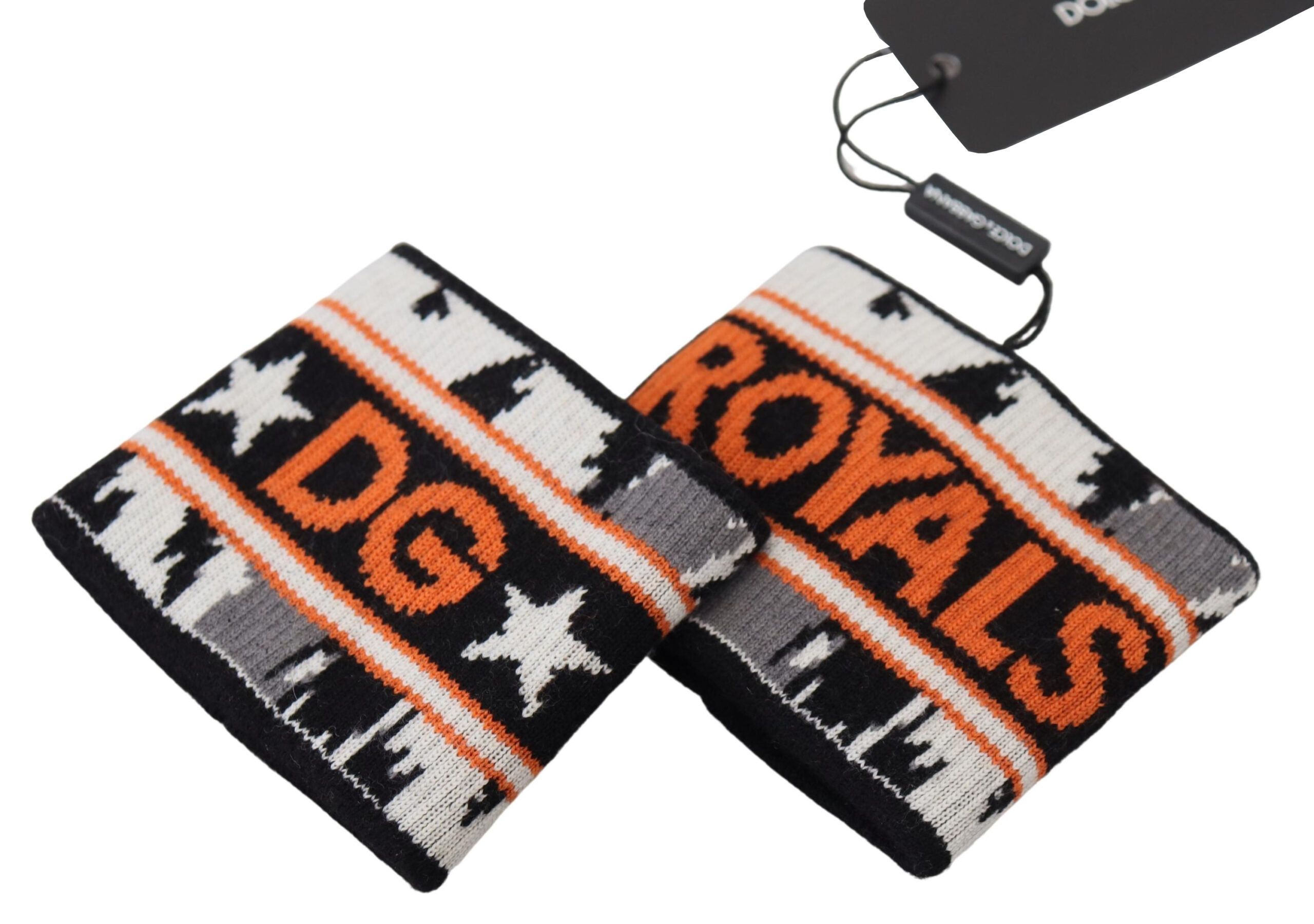 Orange and gray Two Piece Set DG Royal Men's Wristband - Dolce & Gabbana - Modalova