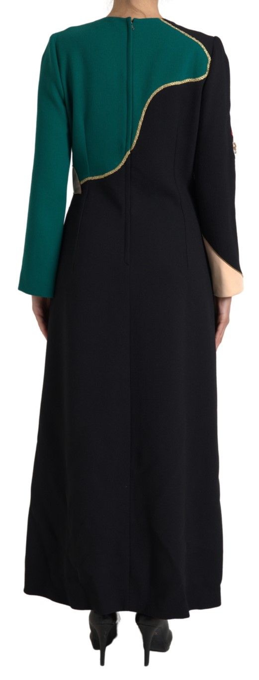 Long Sleeves A-line Maxi Women's Dress - Dolce & Gabbana - Modalova
