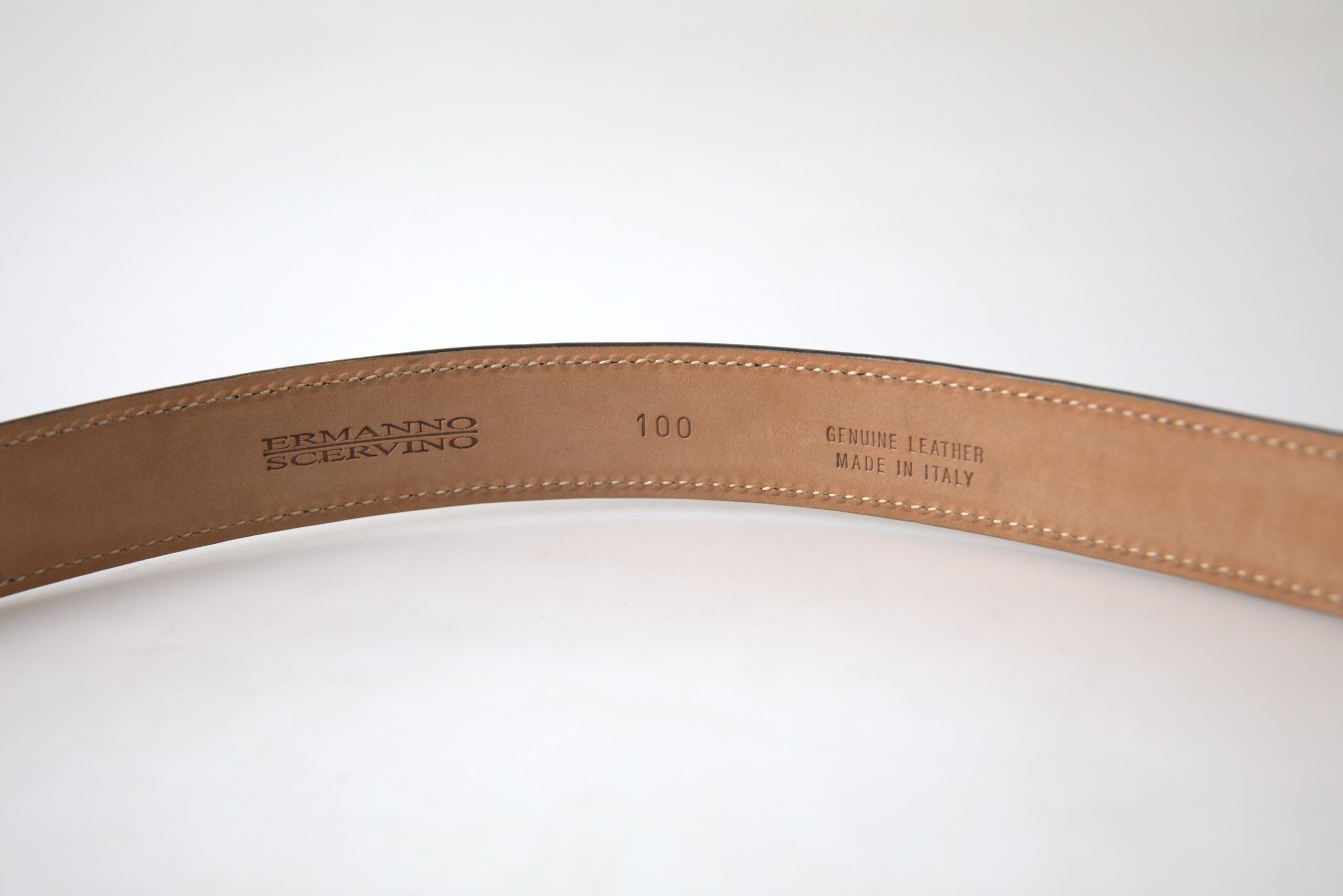 Black Leather Metal Buckle Cintura Men's Belt - Ermanno Scervino - Modalova