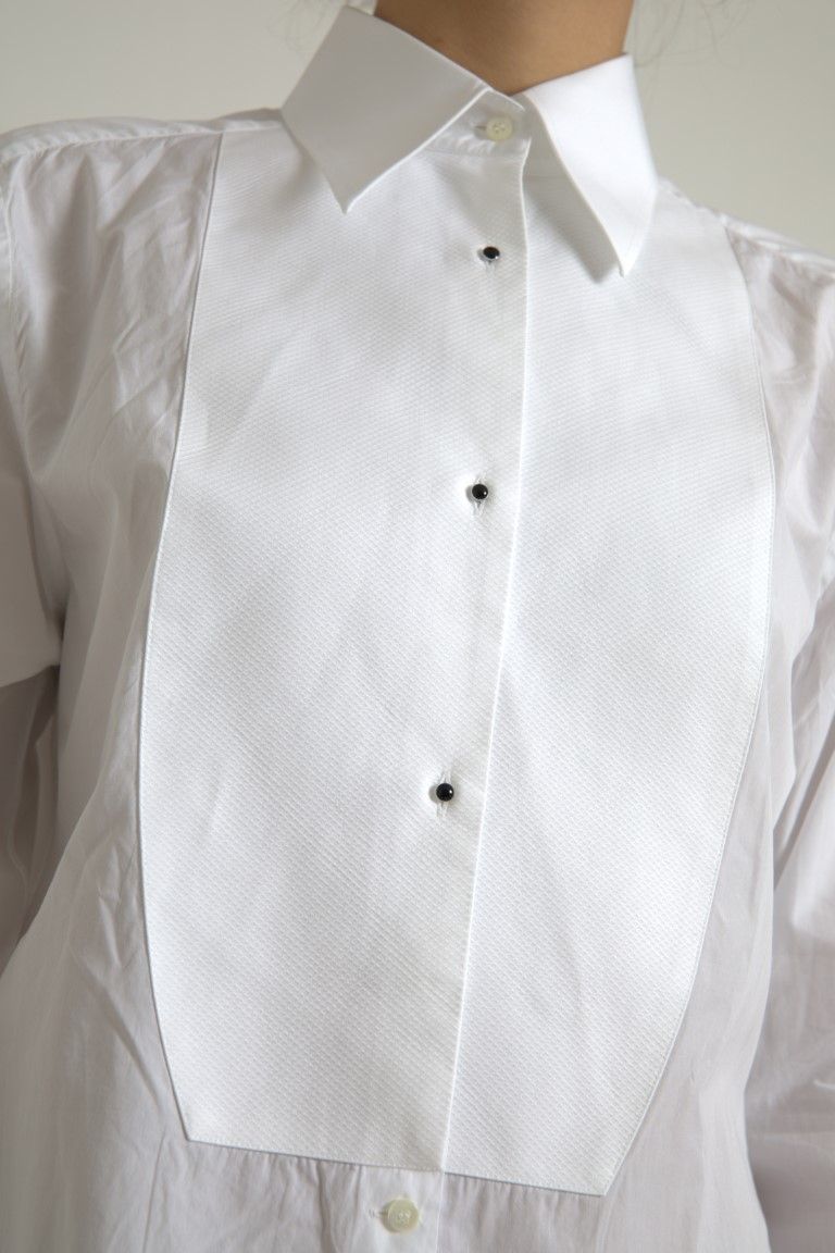 Cotton Collared Long Sleeves Shirt Women's - Dolce & Gabbana - Modalova