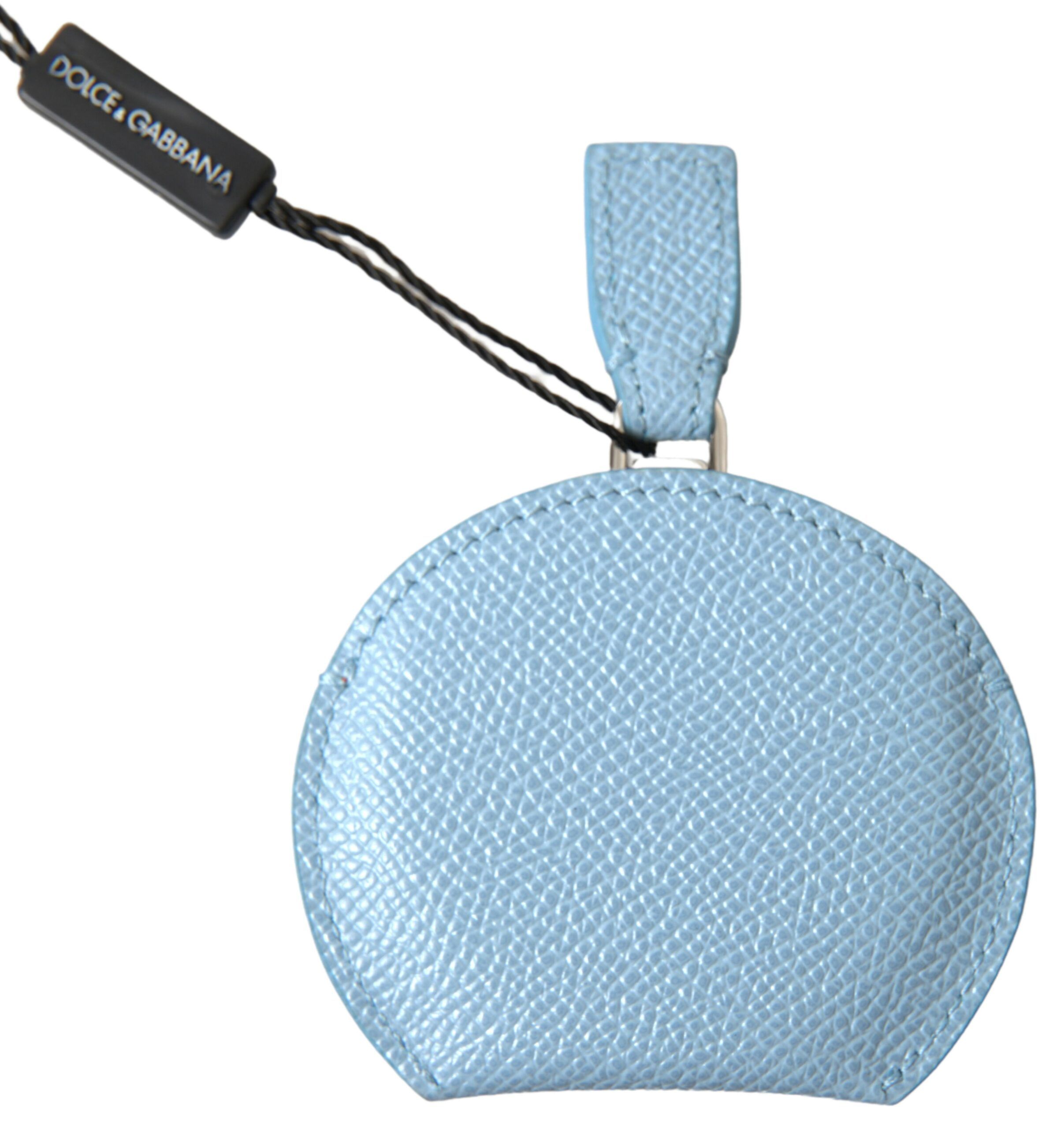 Light Calfskin Leather Mirror Women's Holder - Dolce & Gabbana - Modalova
