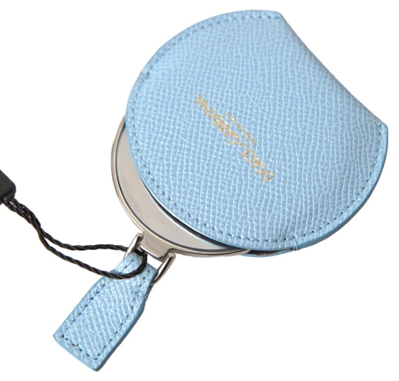 Light Calfskin Leather Mirror Women's Holder - Dolce & Gabbana - Modalova
