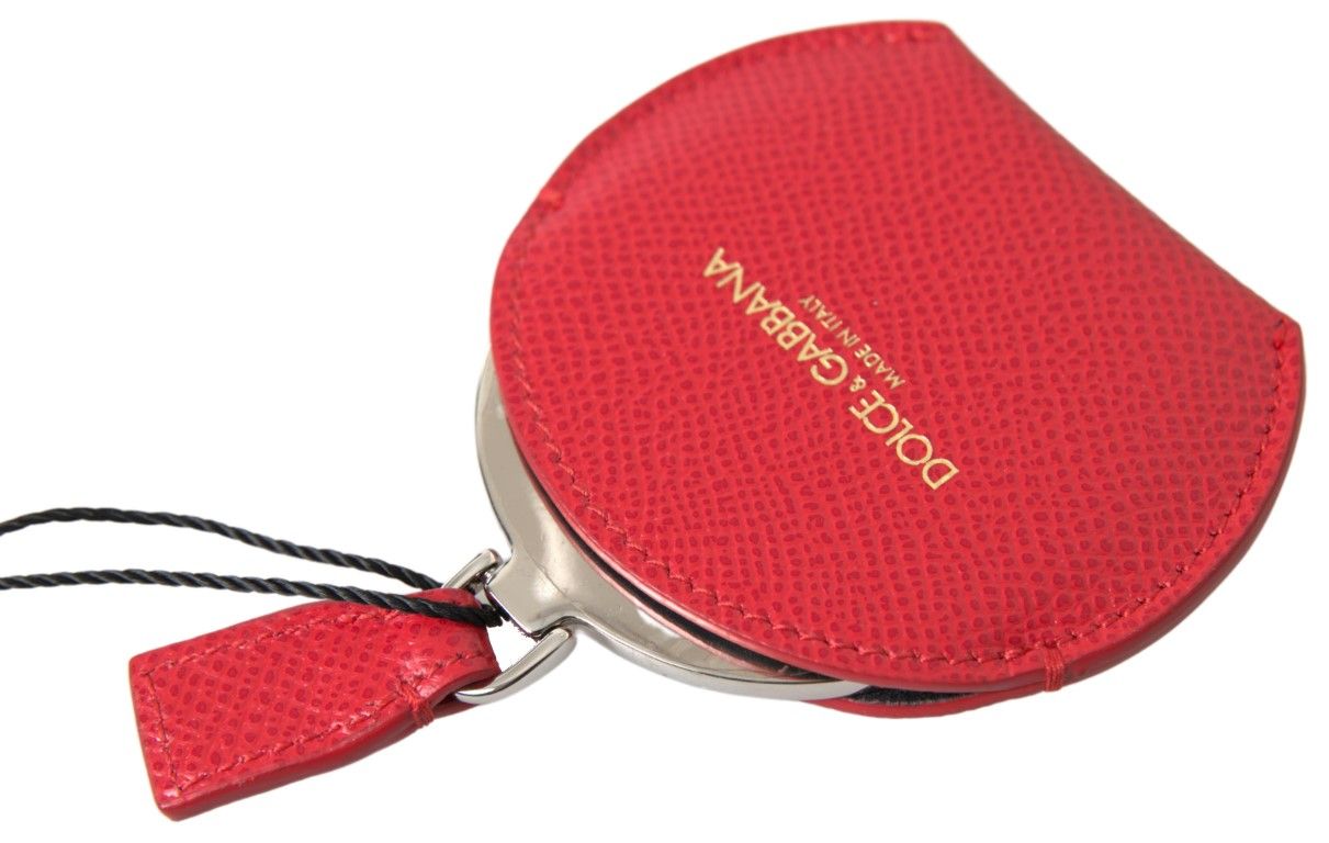 Calfskin Leather Hand Mirror Women's Holder - Dolce & Gabbana - Modalova