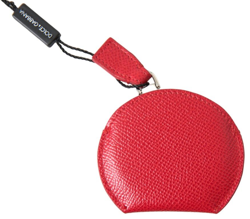 Calfskin Leather Hand Mirror Women's Holder - Dolce & Gabbana - Modalova