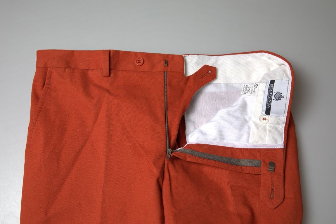 Straight Fit Men Formal Trousers Men's Pants - BENCIVENGA - Modalova