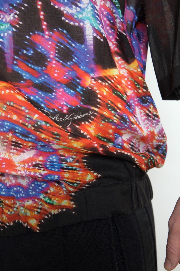 Luminarie Print Men Cotton Men's Shirt - Dolce & Gabbana - Modalova