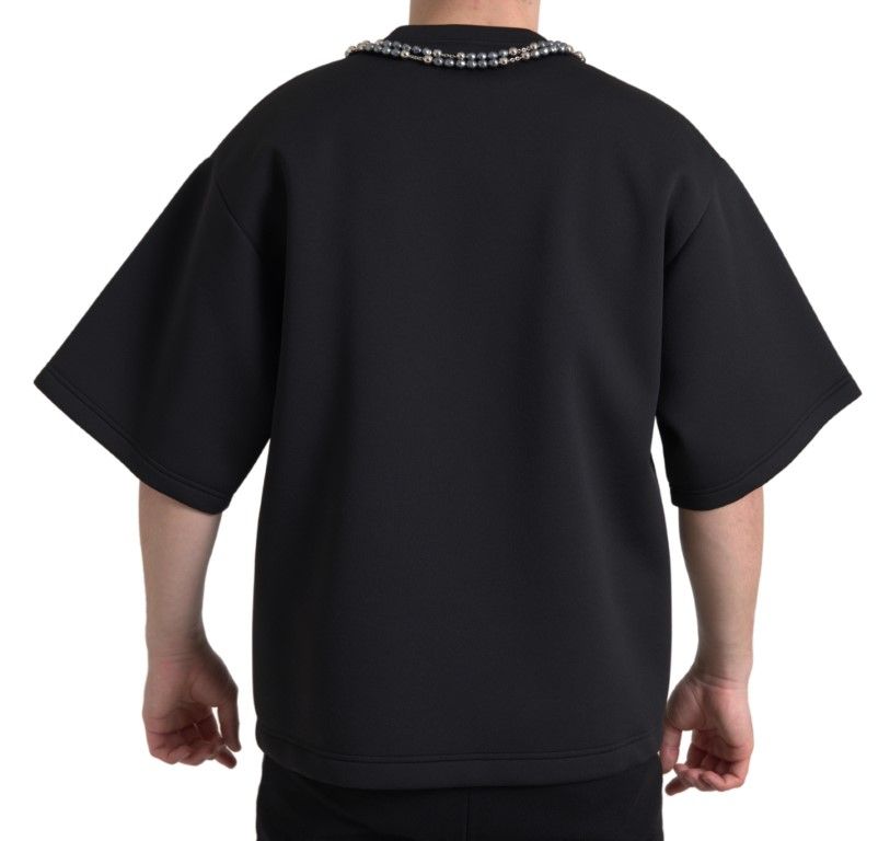 Necklace Embellished Polyester Men's T-shirt - Dolce & Gabbana - Modalova