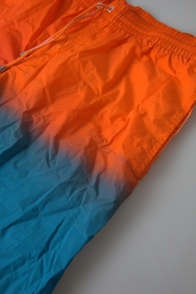 Blue Gradient Beachwear Swimwear Men's Shorts - Dolce & Gabbana - Modalova