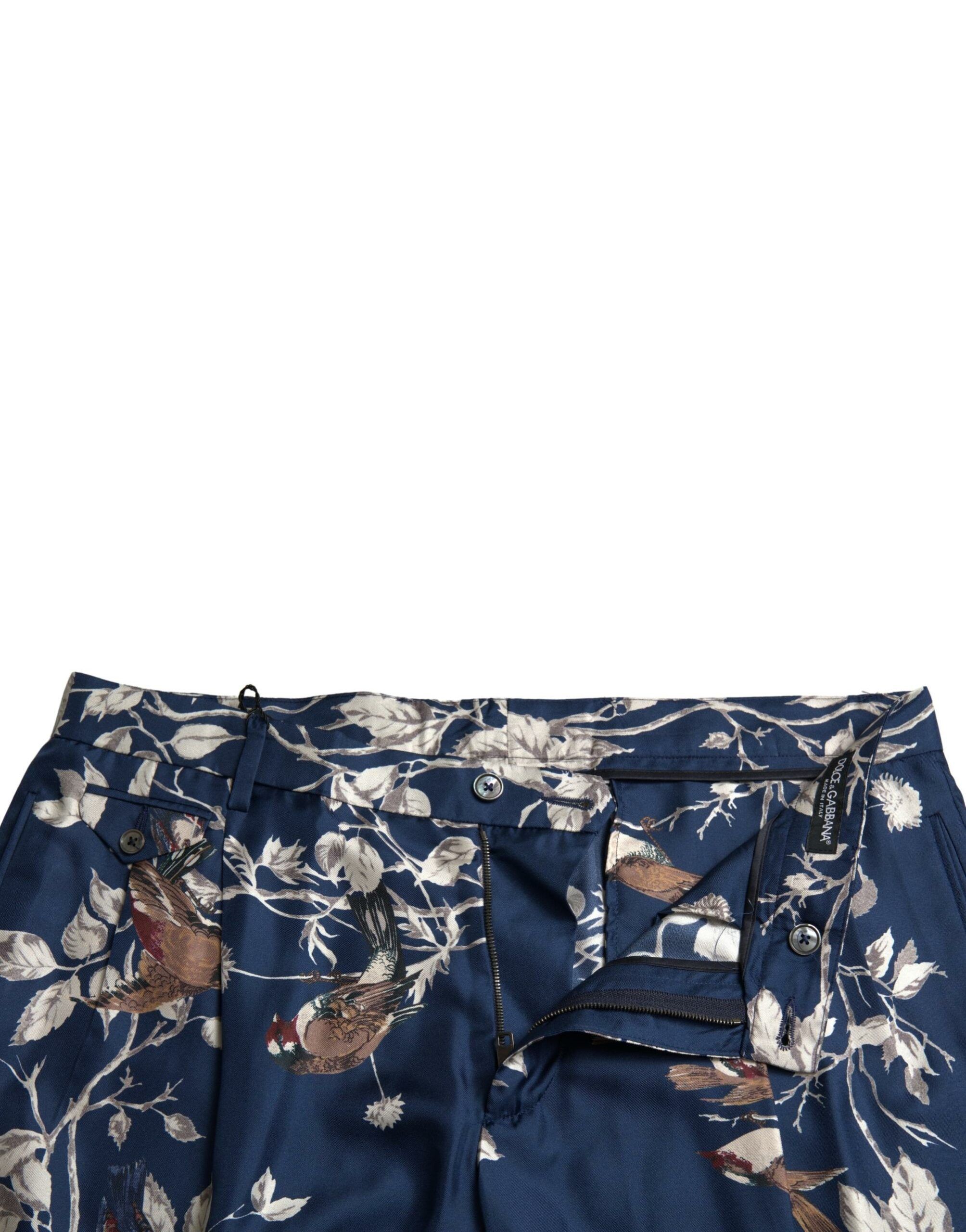 Floral Print Silk Men Bermuda Men's Shorts - Dolce & Gabbana - Modalova