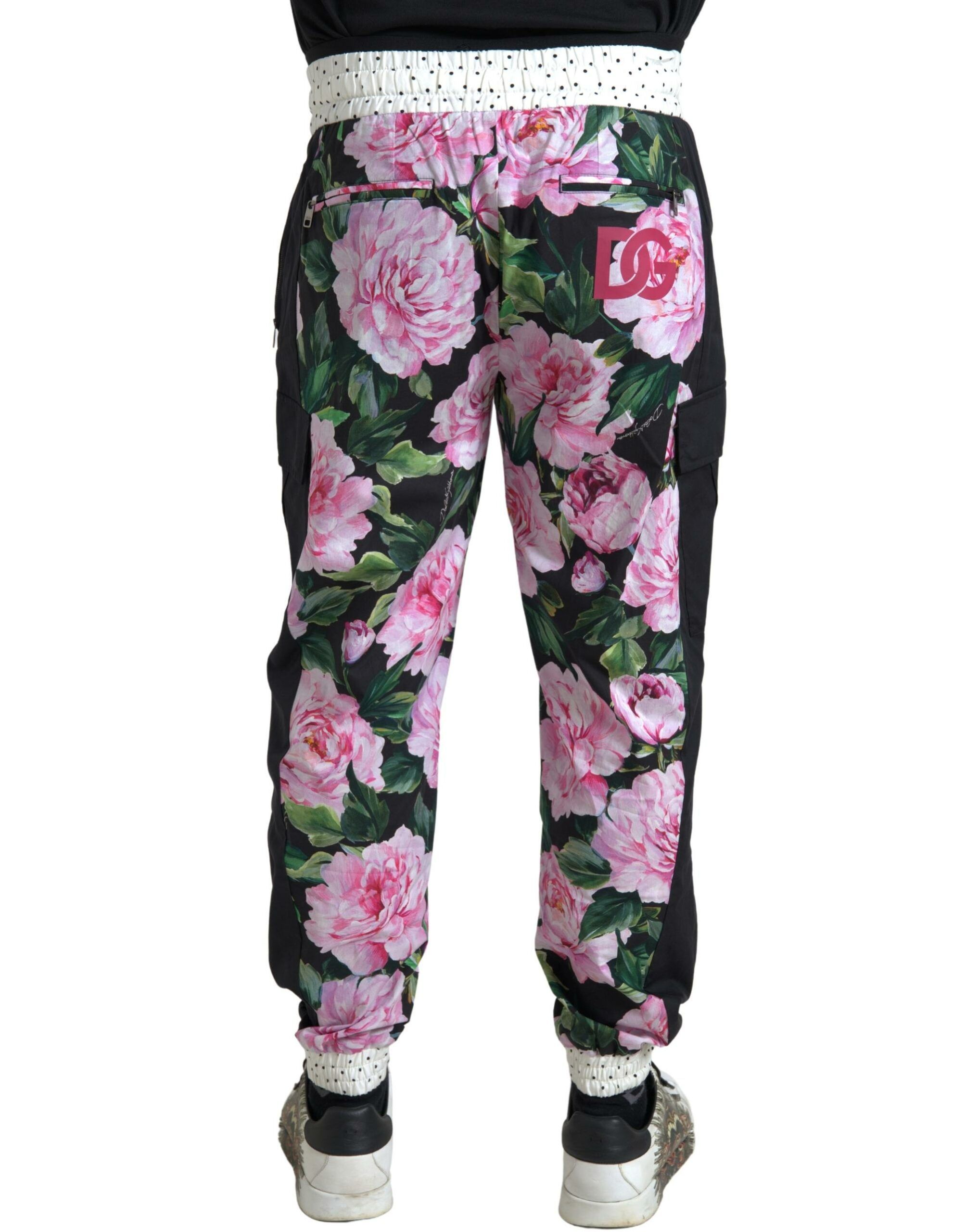 Peony Joggers Cotton Men Men's Pants - Dolce & Gabbana - Modalova